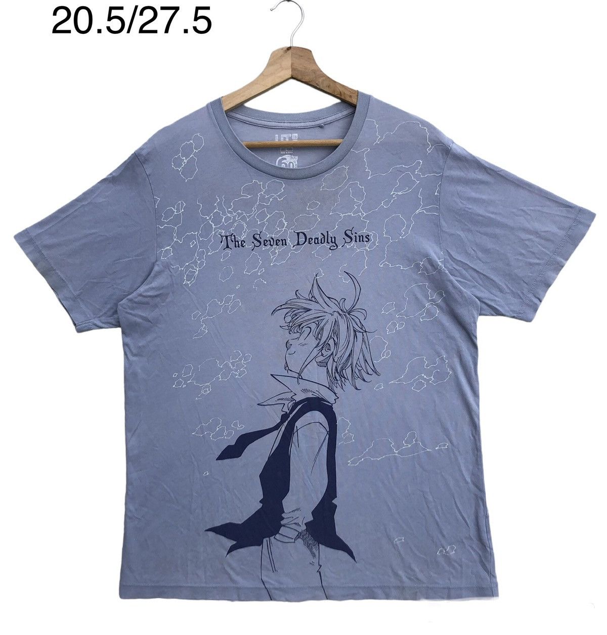 Uniqlo RARE🔥 The Seven Deadly Sins Anime Size US L / EU 52-54 / 3 - 1 Thumbnail