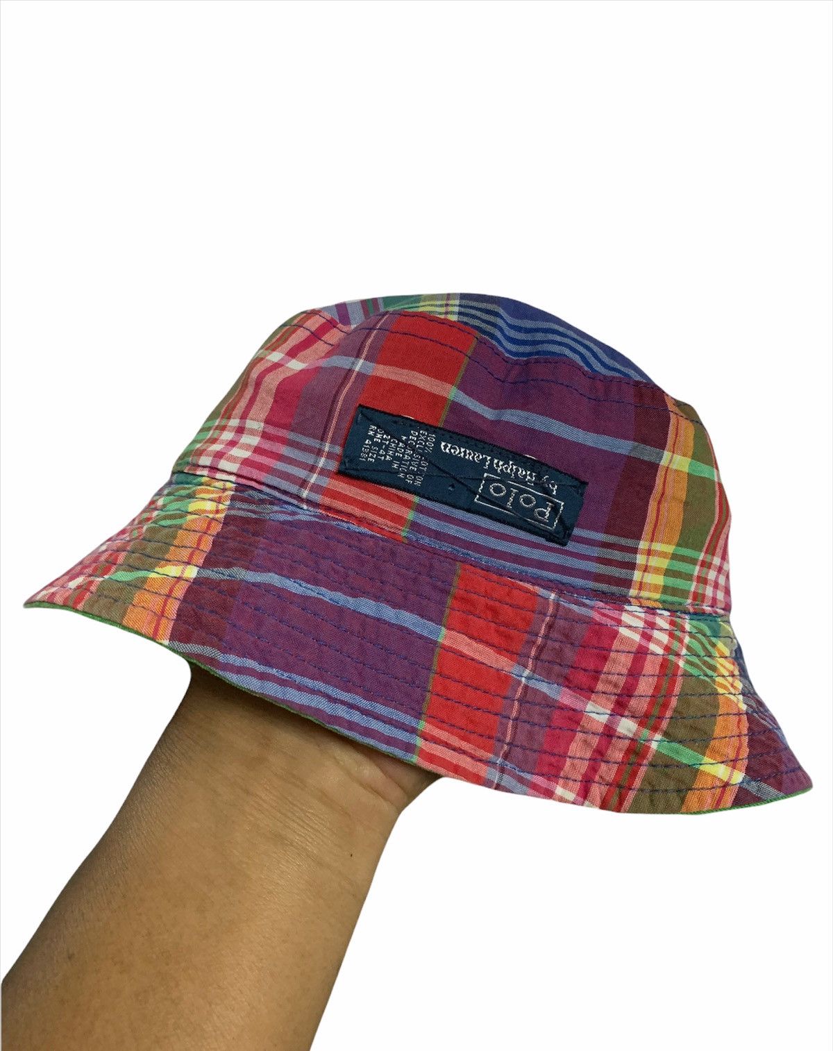 Polo Ralph Lauren × RRL Ralph Lauren Polo Ralph Lauren Reversible Bucket Hat For Kids Size ONE SIZE - 3 Thumbnail