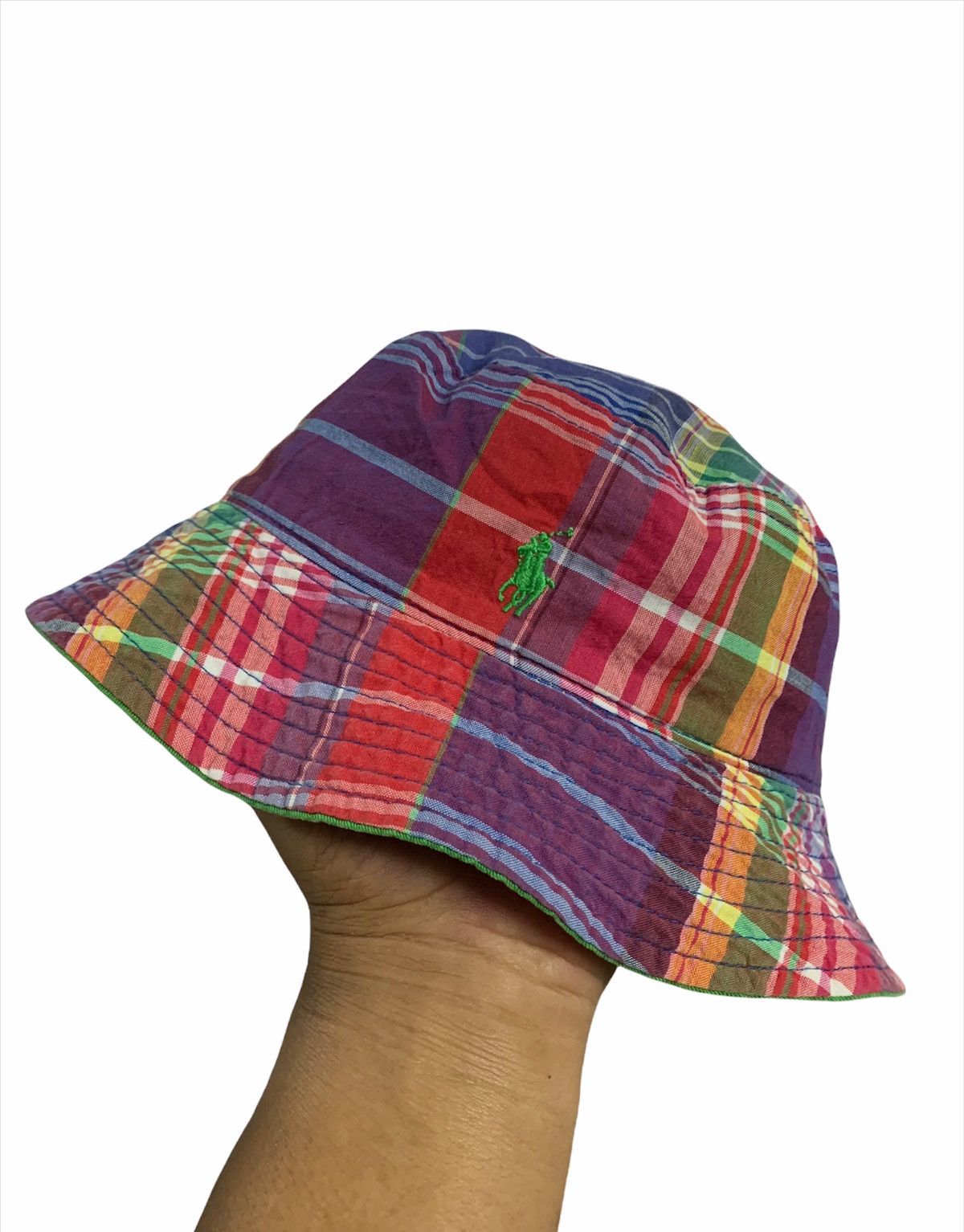 Polo Ralph Lauren × RRL Ralph Lauren Polo Ralph Lauren Reversible Bucket Hat For Kids Size ONE SIZE - 2 Thumbnail