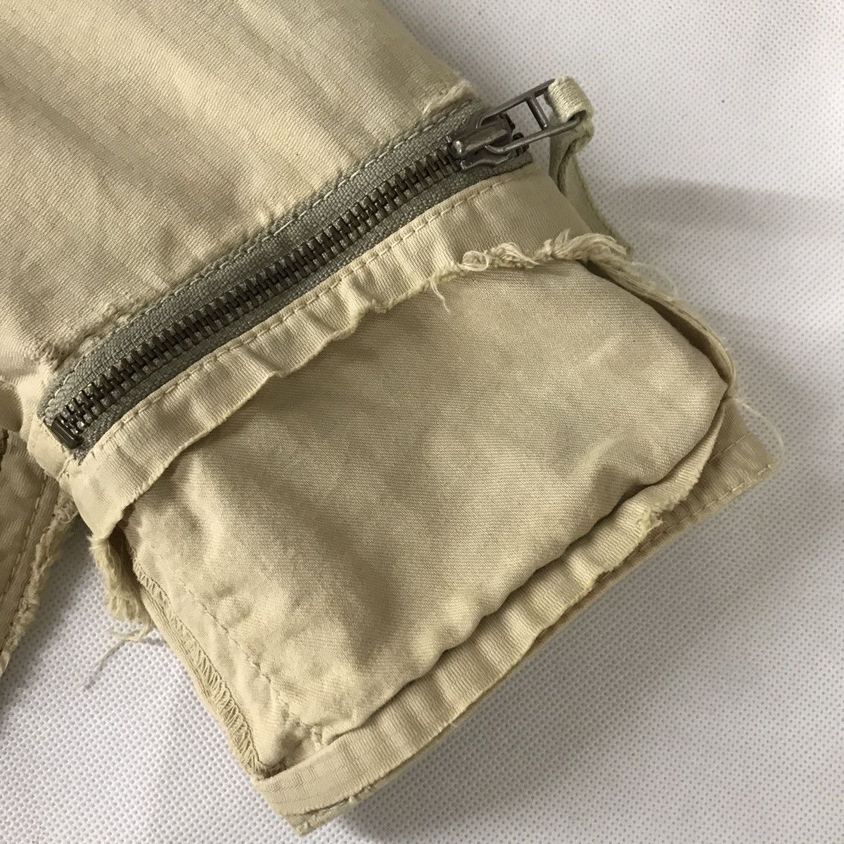 Marithe + Francois Girbaud 80s Marithe Francois Girbaud faded Khaki Jacket Size US L / EU 52-54 / 3 - 12 Thumbnail
