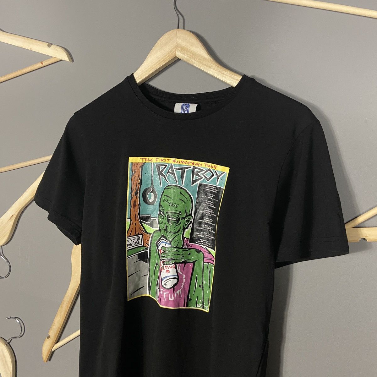 Band Tees × Rap Tees Ratboy 2019 The First European tour tee Size US S / EU 44-46 / 1 - 2 Thumbnail