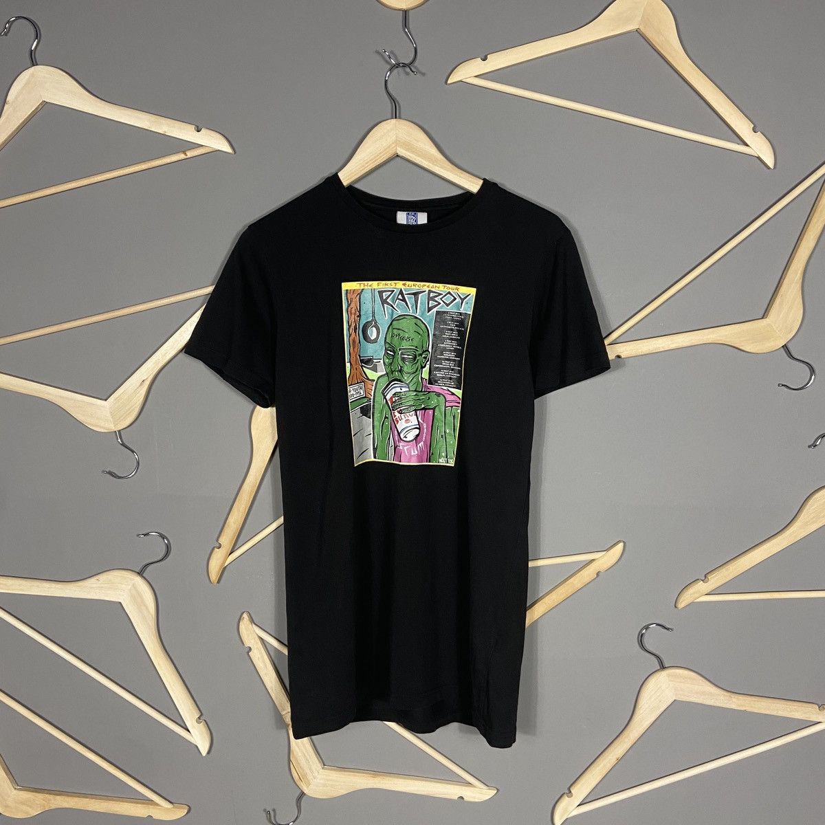 Band Tees × Rap Tees Ratboy 2019 The First European tour tee Size US S / EU 44-46 / 1 - 1 Thumbnail