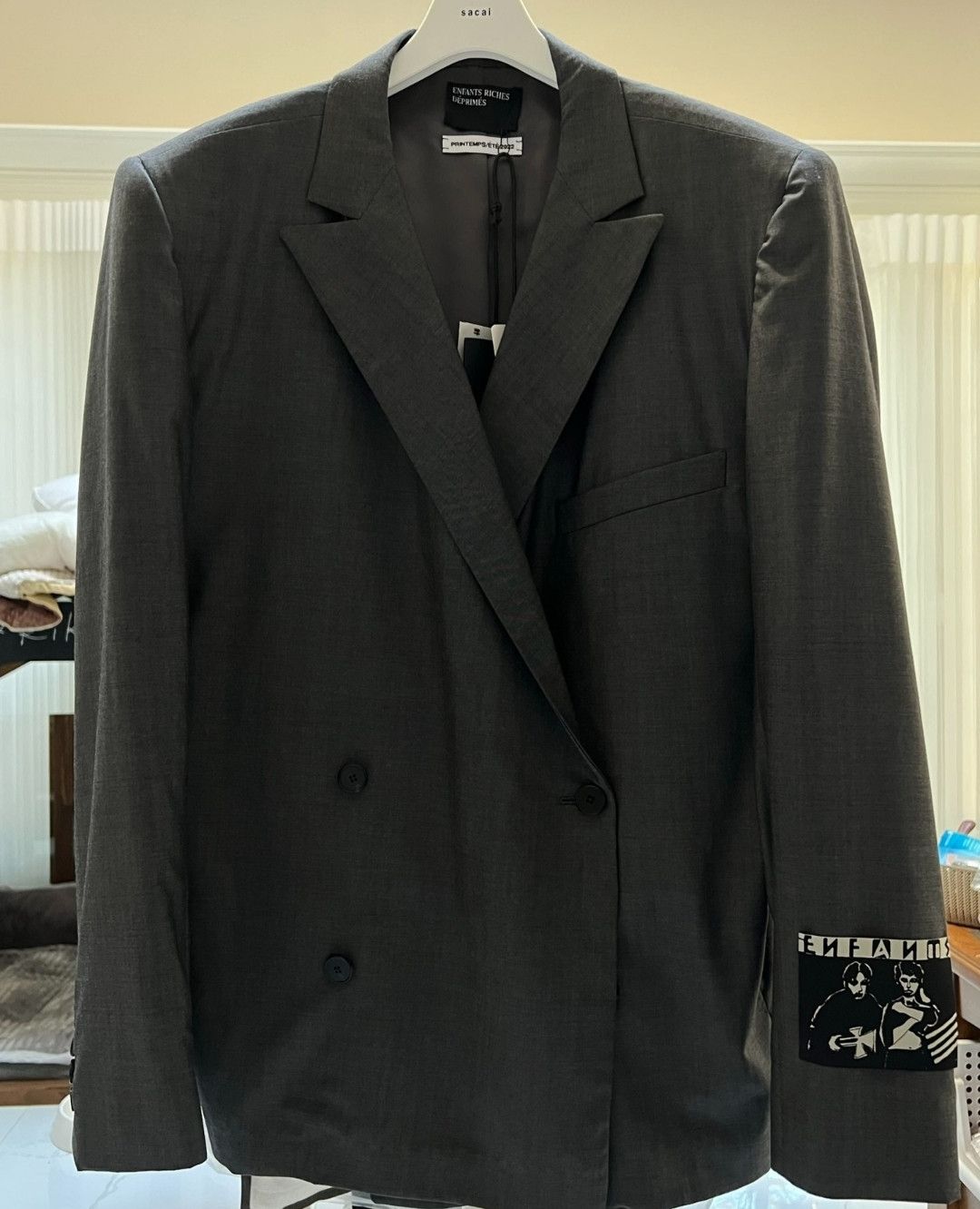 Enfants Riches Deprimes Enfants Riches DeprimesGrey cuffed suit Size US L / EU 52-54 / 3 - 1 Thumbnail