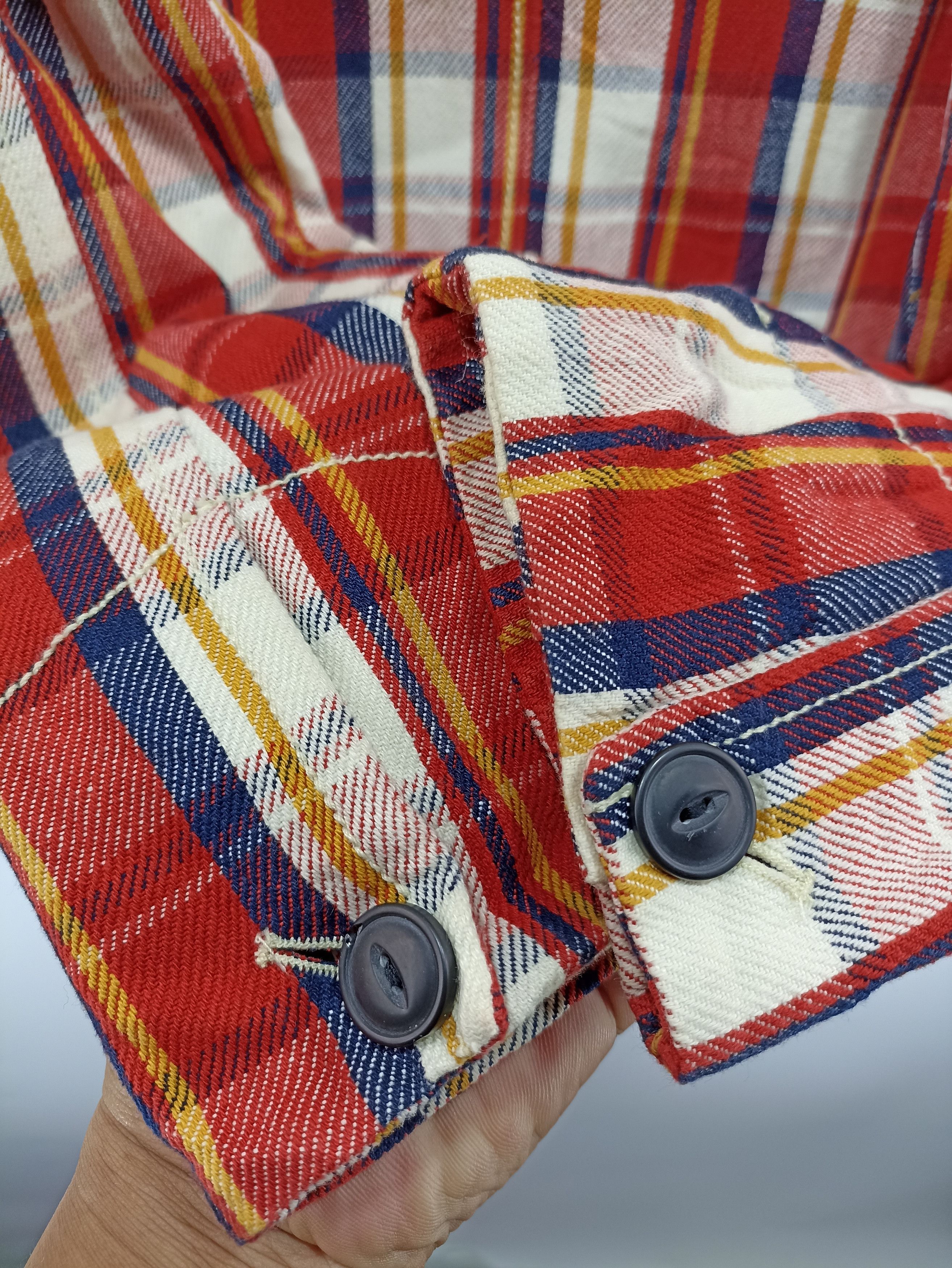 Flannel × Japanese Brand × Vintage Japanesebrand EMS Rescue Squad Ems Flannel Jacket Size US S / EU 44-46 / 1 - 5 Thumbnail