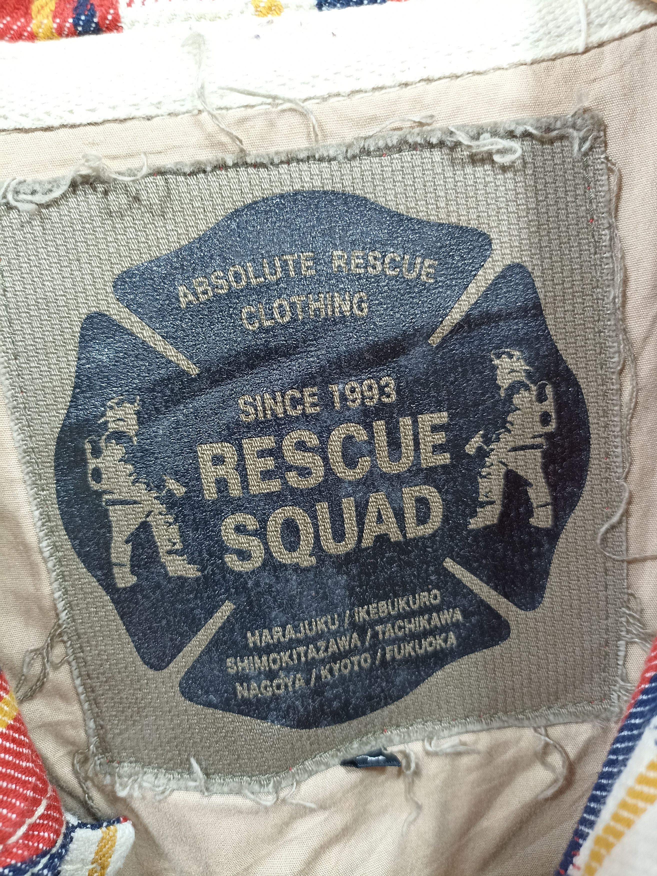 Flannel × Japanese Brand × Vintage Japanesebrand EMS Rescue Squad Ems Flannel Jacket Size US S / EU 44-46 / 1 - 7 Thumbnail