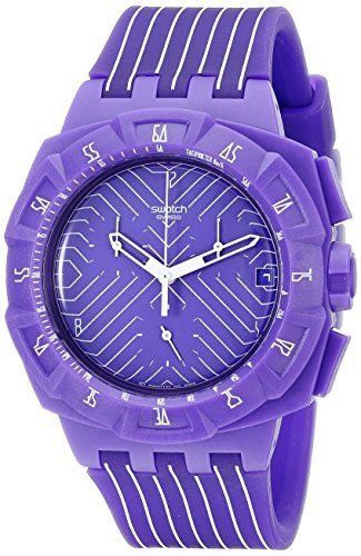 Swatch swatch chrono purple run Size ONE SIZE - 4 Thumbnail