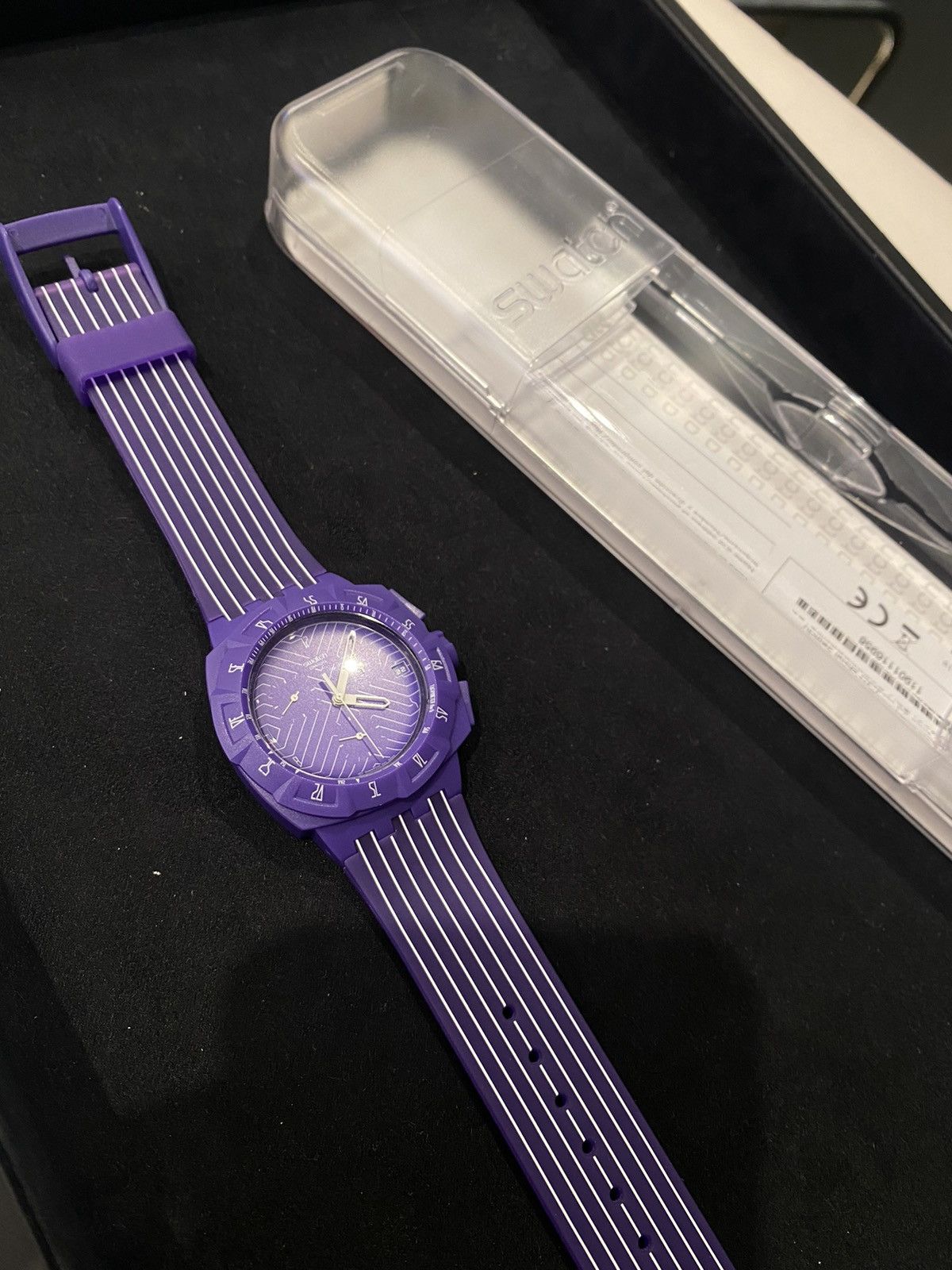 Swatch swatch chrono purple run Size ONE SIZE - 2 Thumbnail