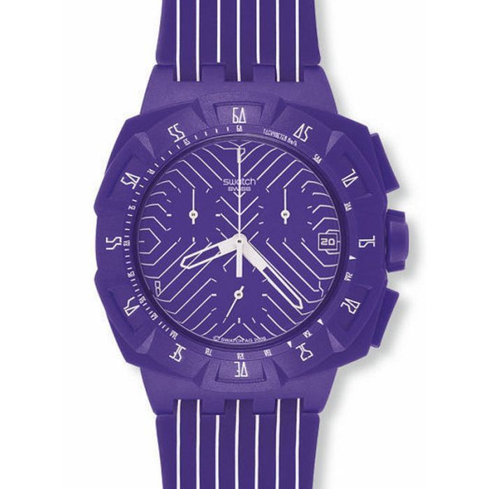 Swatch swatch chrono purple run Size ONE SIZE - 3 Thumbnail