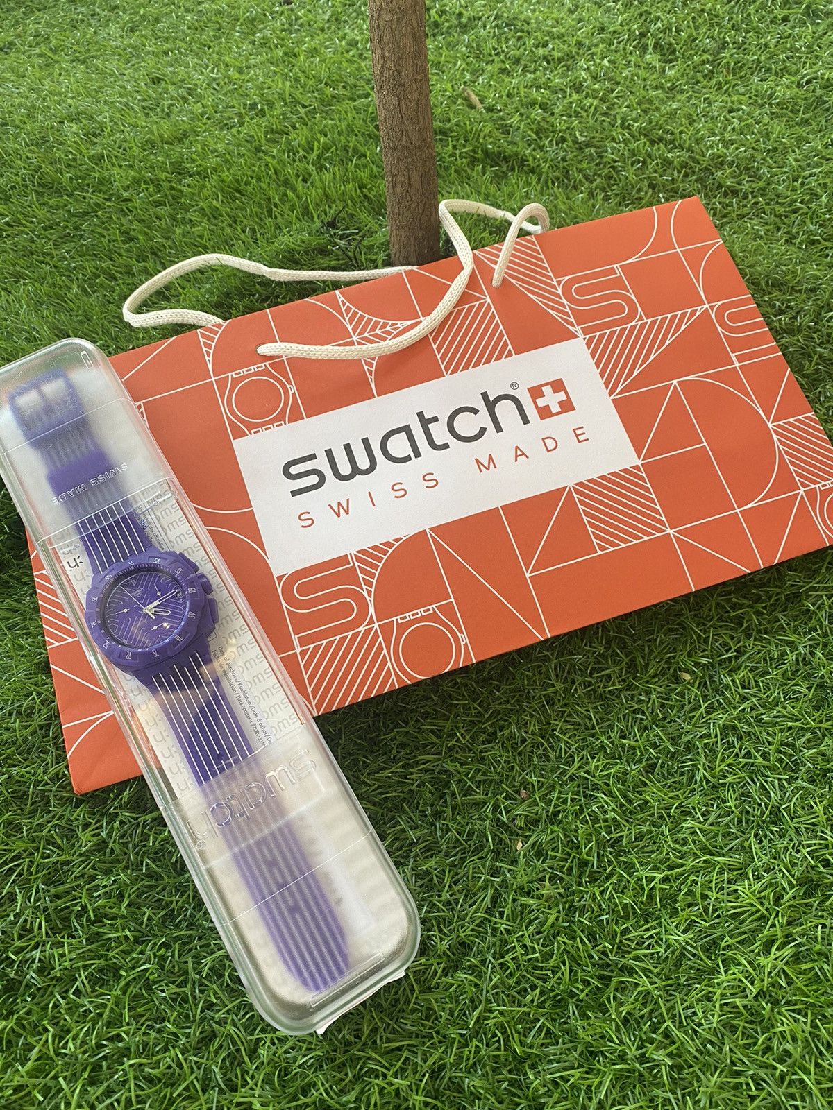 Swatch swatch chrono purple run Size ONE SIZE - 1 Thumbnail