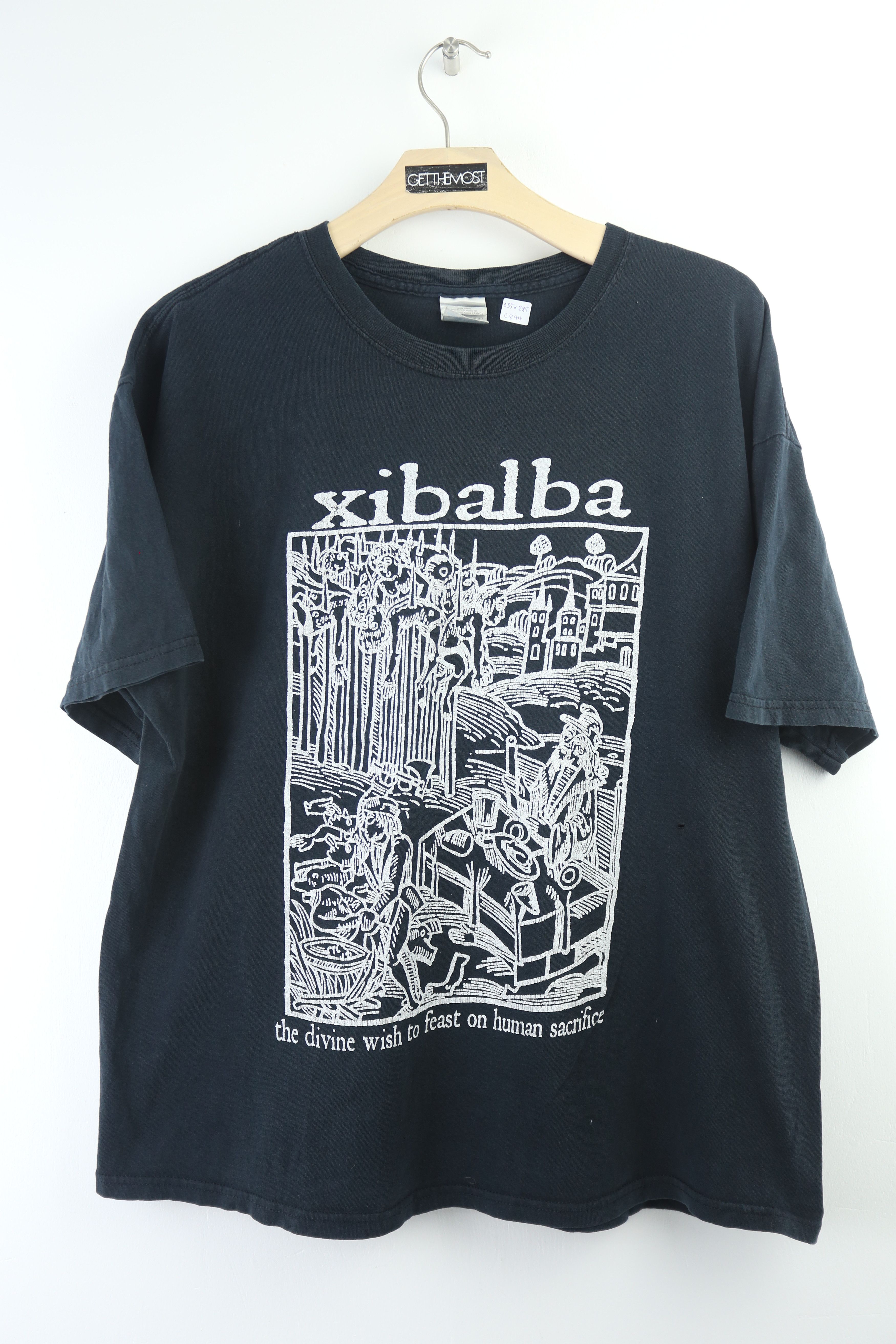 Band Tees × Vintage GTMC844 Xilbalba Metal Hardcore Band T shirt (XL) Size US XL / EU 56 / 4 - 1 Thumbnail