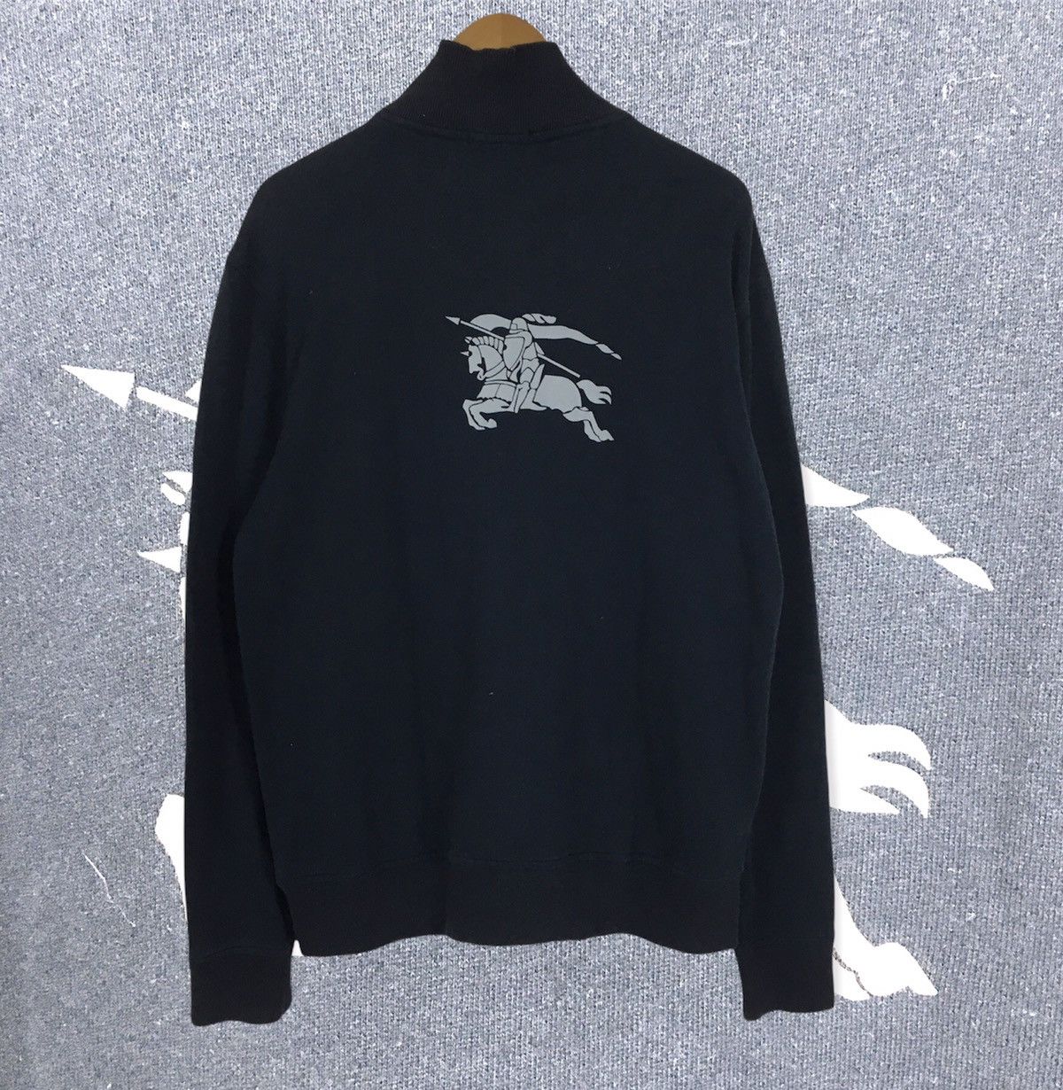 Burberry Burberry London Big Logo Zipper Sweater Size US M / EU 48-50 / 2 - 1 Thumbnail
