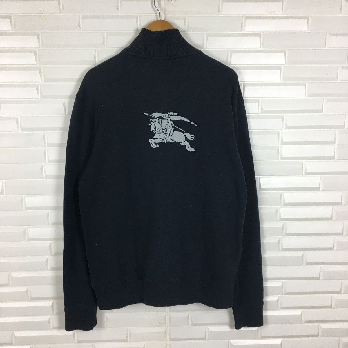 Burberry Burberry London Big Logo Zipper Sweater Size US M / EU 48-50 / 2 - 2 Thumbnail