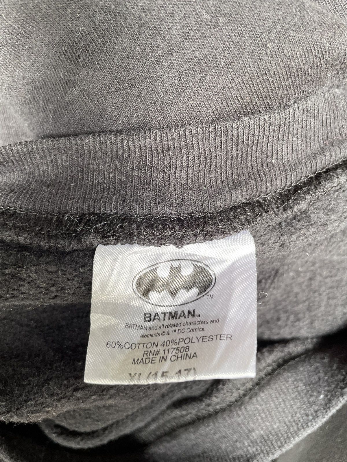 DC Comics Batman Big Logo Sweatshirt Size US M / EU 48-50 / 2 - 6 Thumbnail