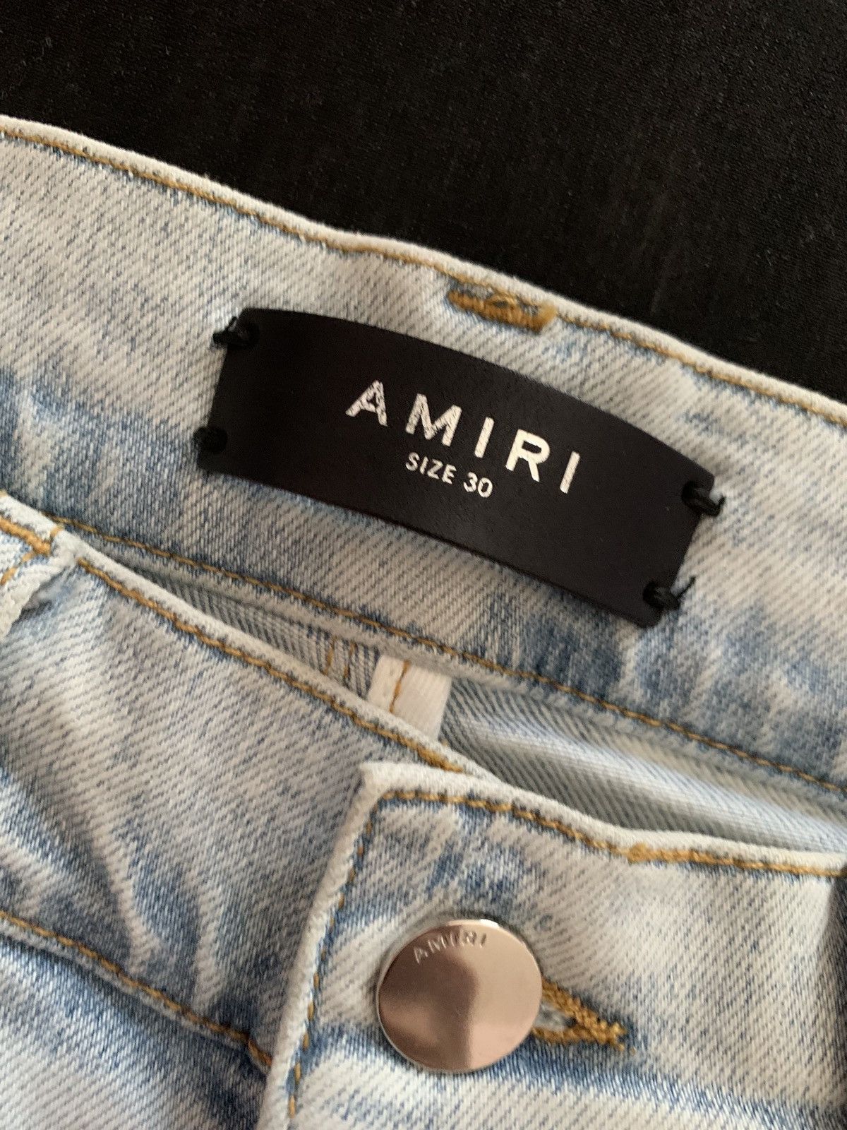 Amiri × Grateful Dead Amiri Grateful Dead Skinny Fit Embroidered Distressed Jeans Size US 30 / EU 46 - 6 Thumbnail