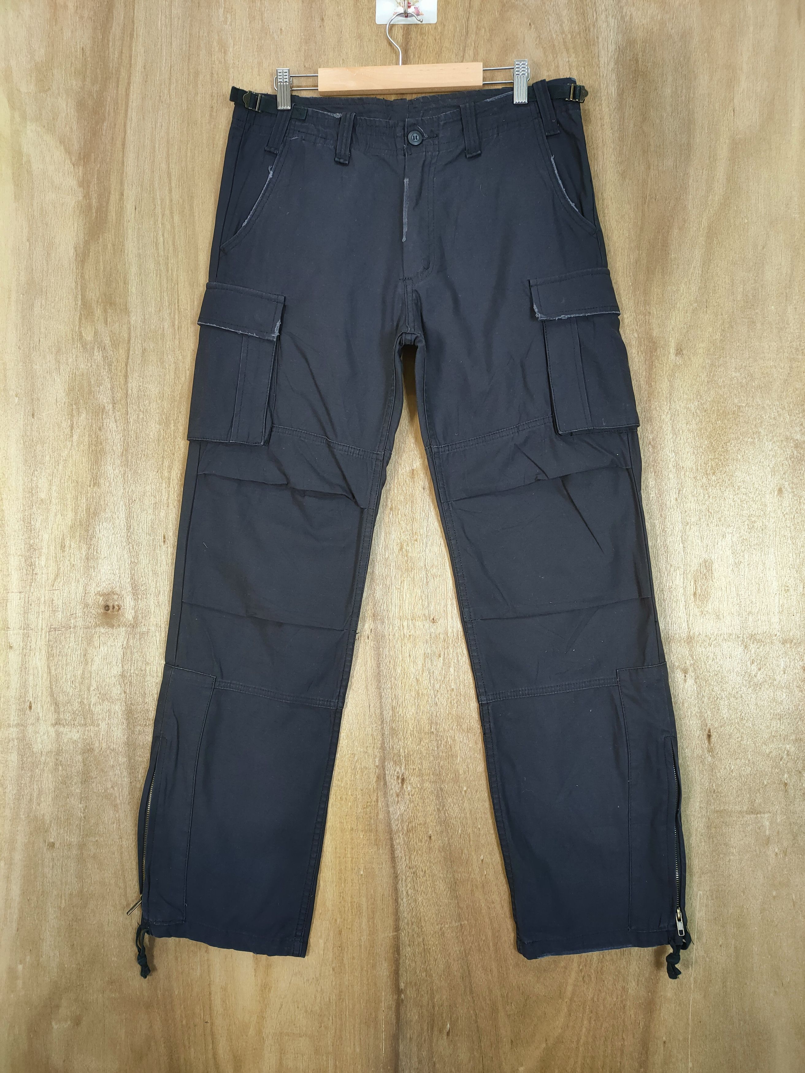 Japanese Brand × Vintage VINTAGE BONDAGE FADED CARGO PANTS Size US 33 - 3 Thumbnail