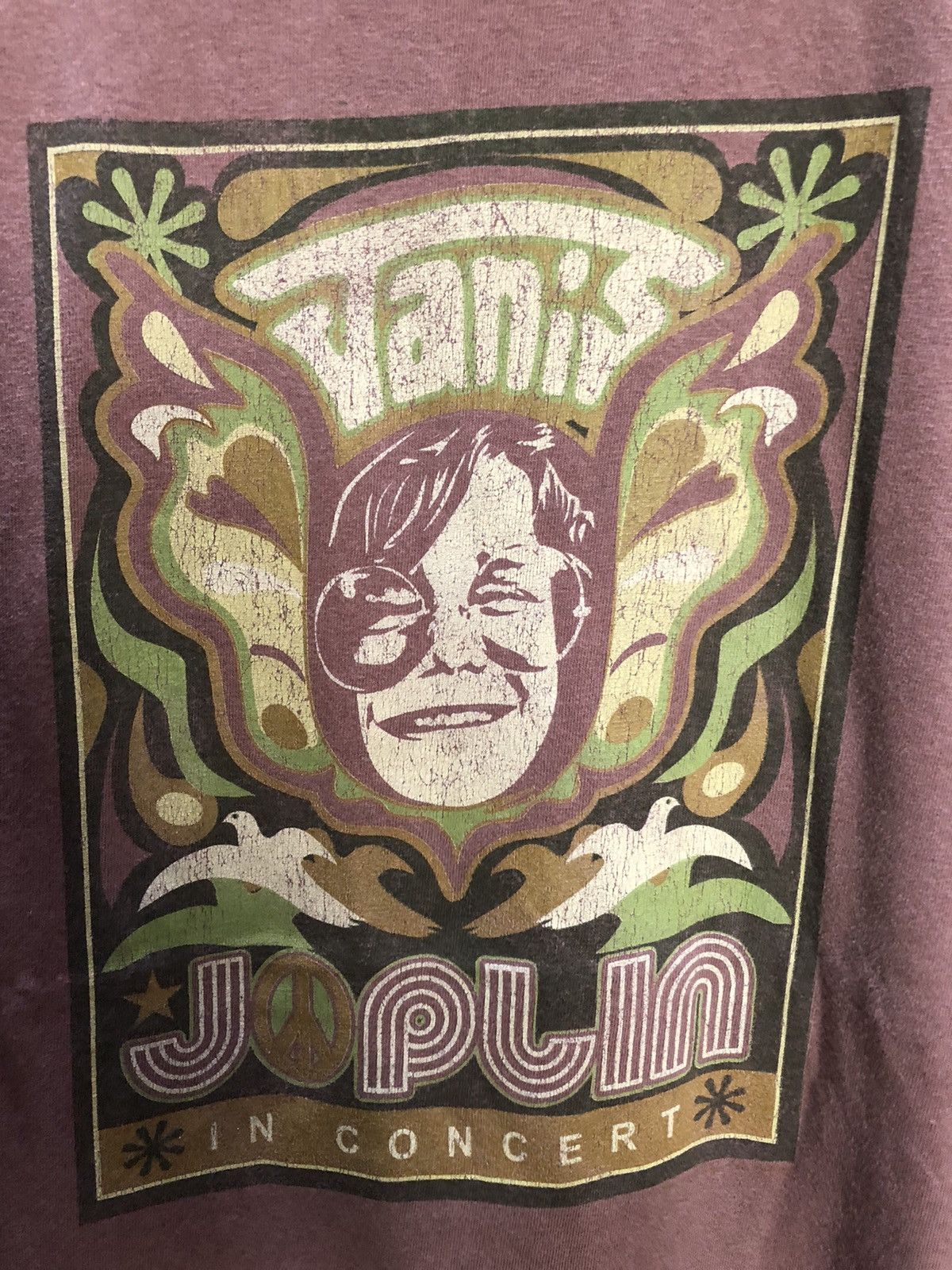 Band Tees × Vintage Vintage Janis Joplin Size US XL / EU 56 / 4 - 2 Thumbnail