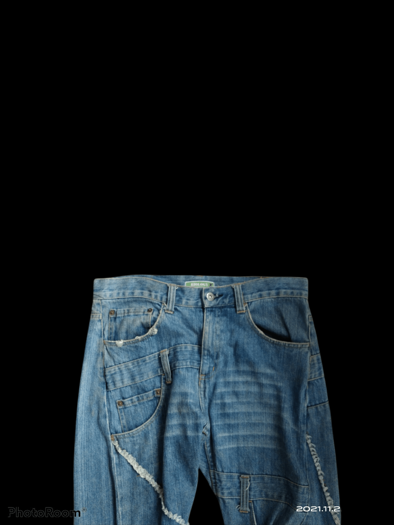 Japanese Brand × Seditionaries SEDITIONARIES DISTRESSED JAPANESE BRAND BONDAGE BIOLOGY Size US 32 / EU 48 - 4 Thumbnail