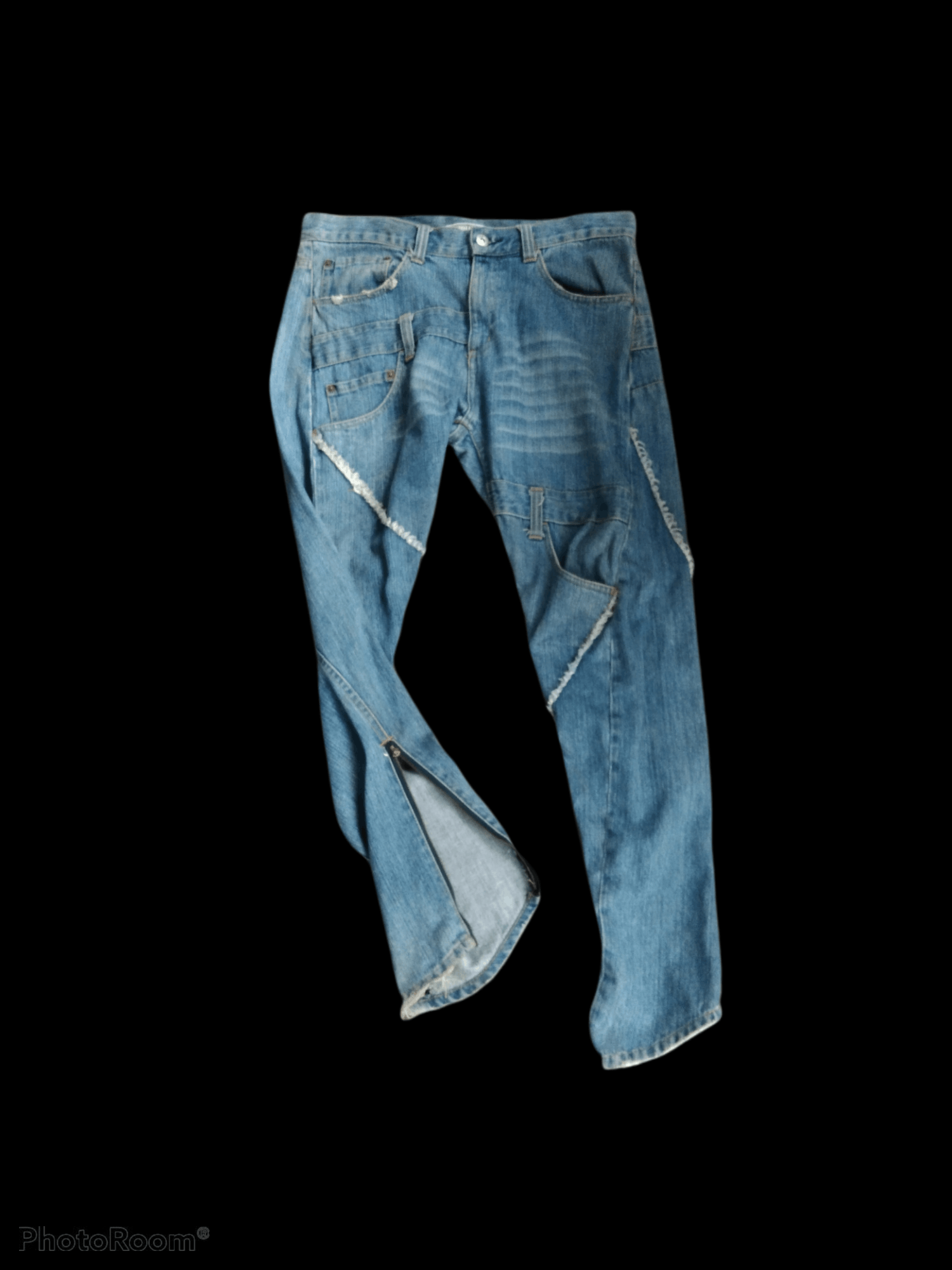 Japanese Brand × Seditionaries SEDITIONARIES DISTRESSED JAPANESE BRAND BONDAGE BIOLOGY Size US 32 / EU 48 - 1 Thumbnail