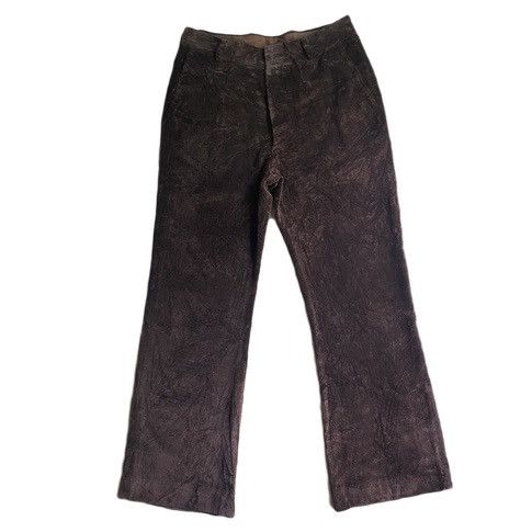 image of Maison Margiela Vintage Fw 2000 Corduroy Bootcut Pants in Brown, Men's (Size 32)