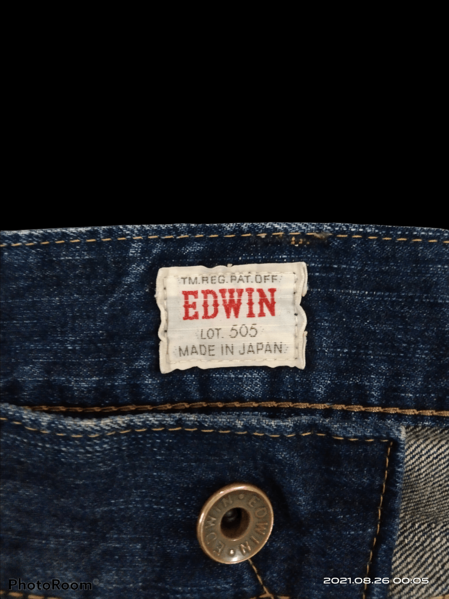 Edwin × Vintage DiSTRESSED EDWIN 505ZXX SELVEDGE DENIM PANTS Size US 31 - 6 Thumbnail
