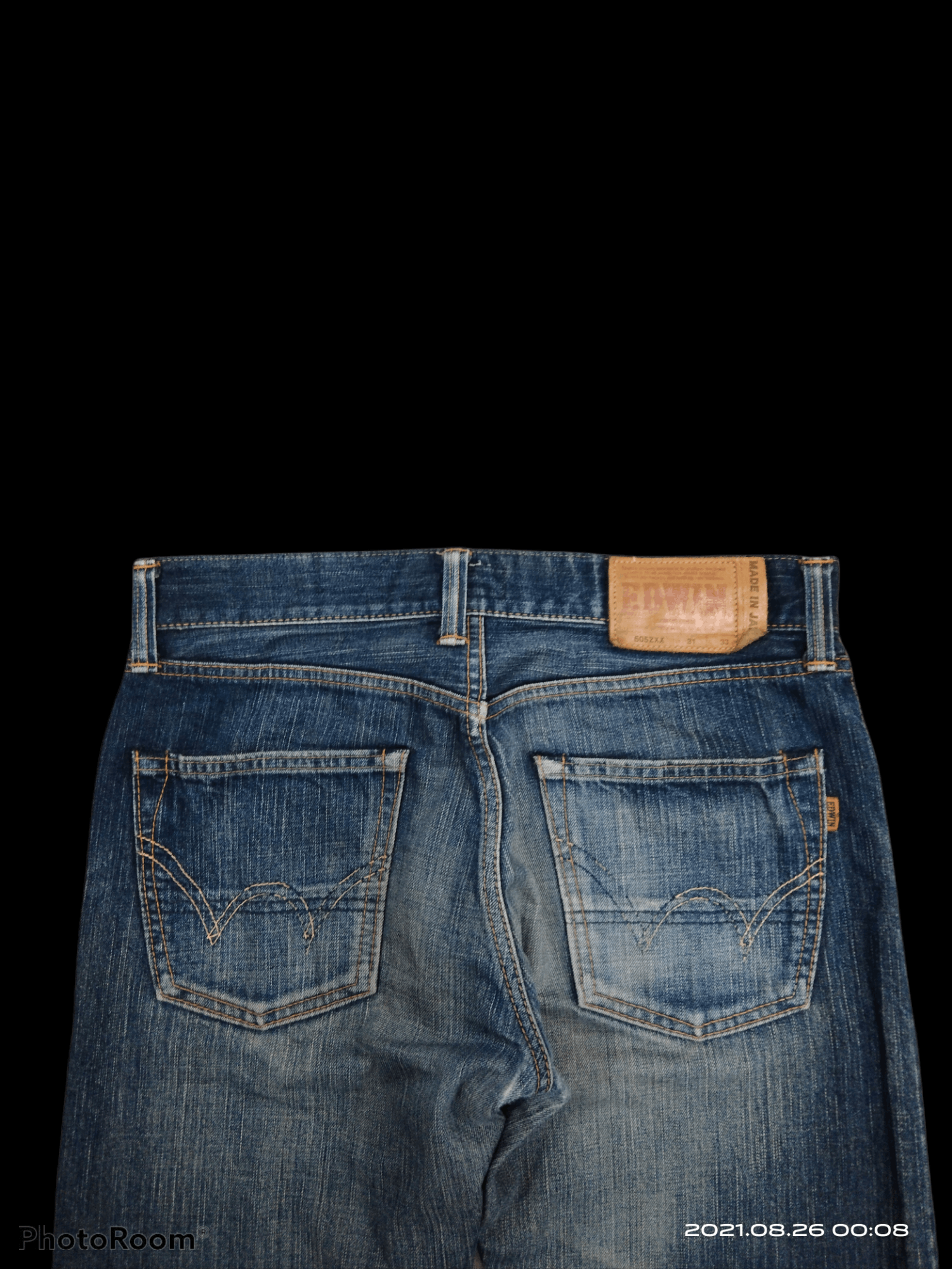 Edwin × Vintage DiSTRESSED EDWIN 505ZXX SELVEDGE DENIM PANTS Size US 31 - 5 Thumbnail