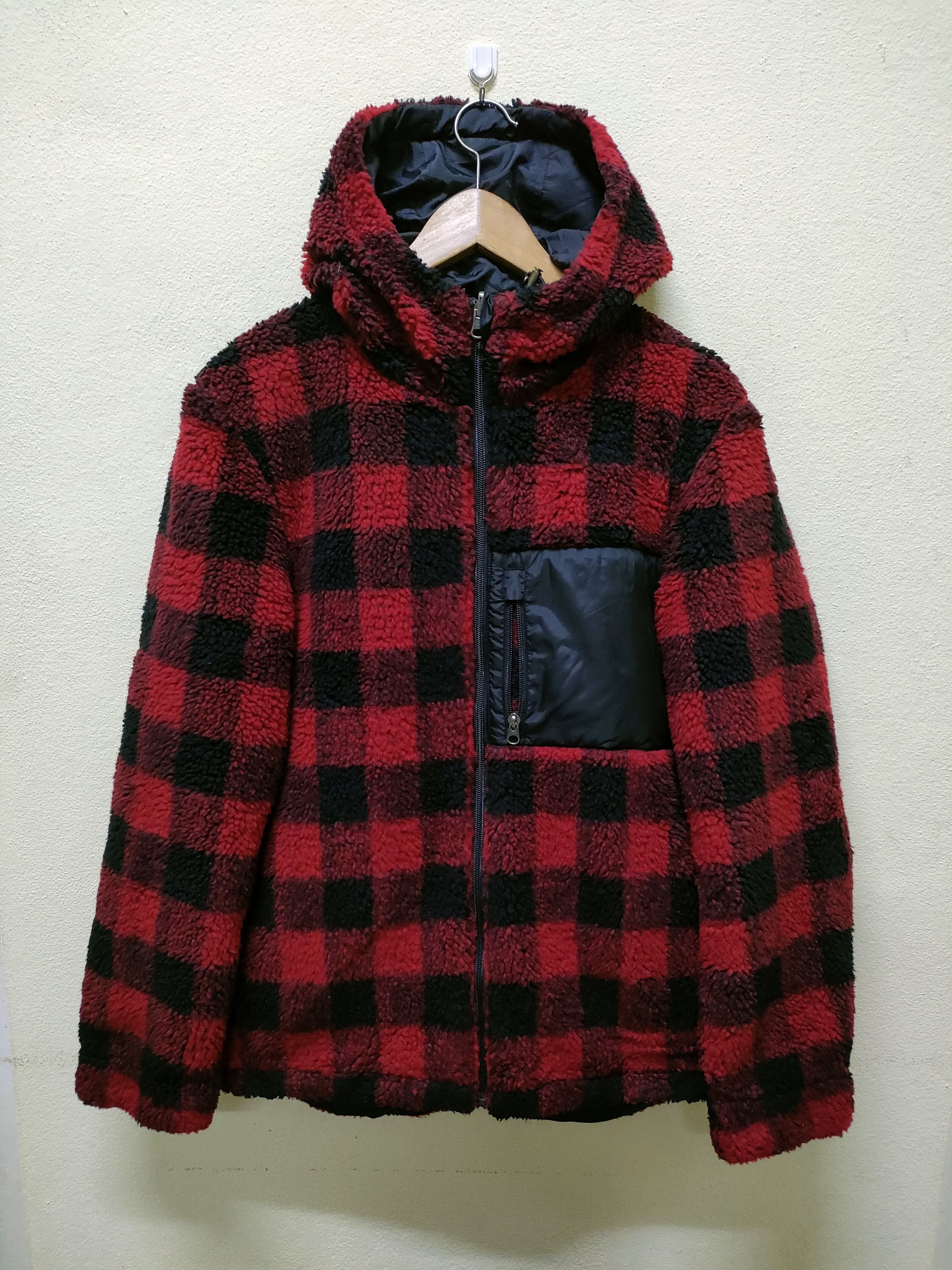 🔥Takeo Kikuchi Fleece Sherpa Reversible Jacket