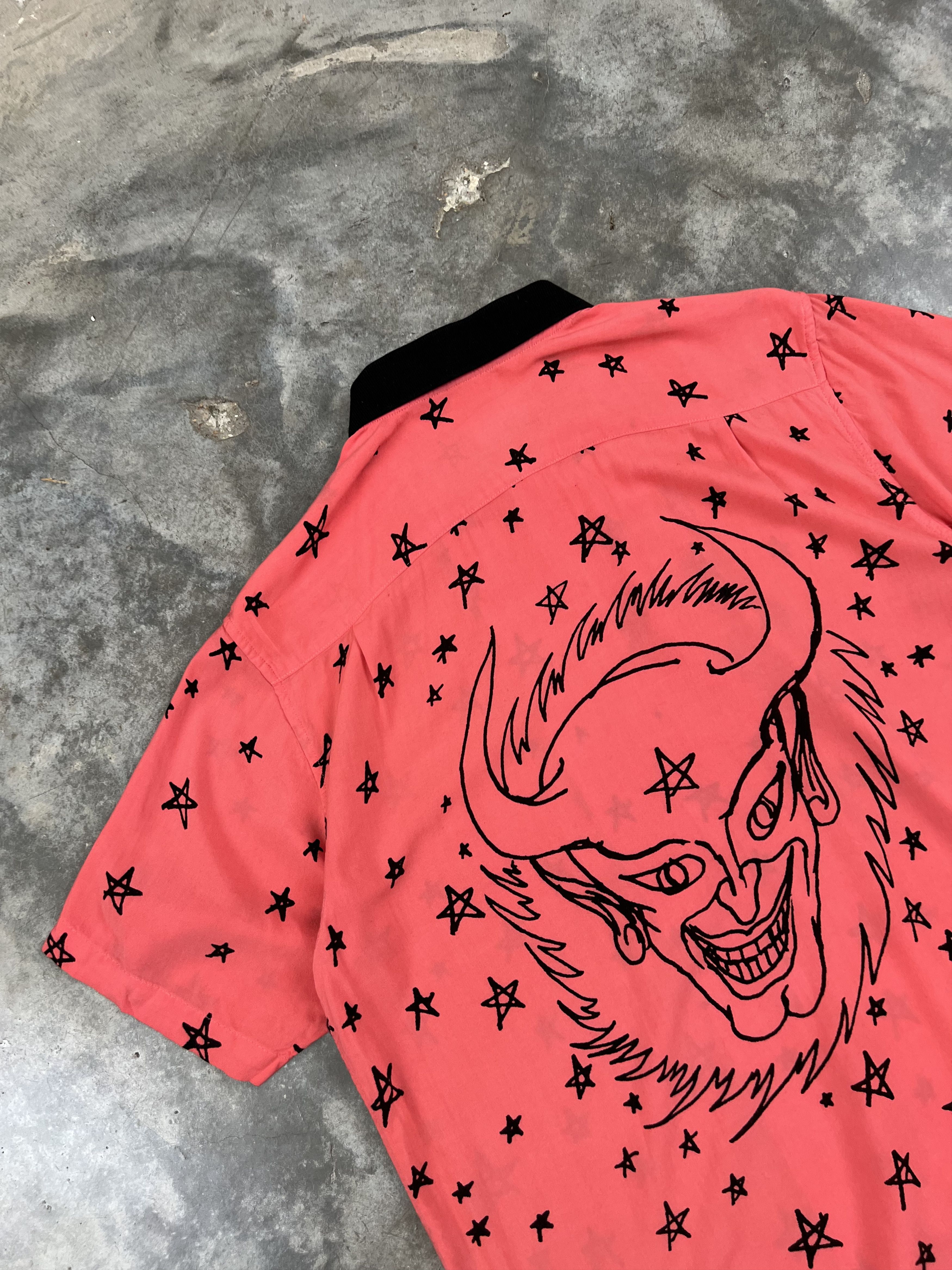Supreme Supreme x Daniel Johnston Star Devil Rayon Shirt Medium Size US M / EU 48-50 / 2 - 2 Thumbnail