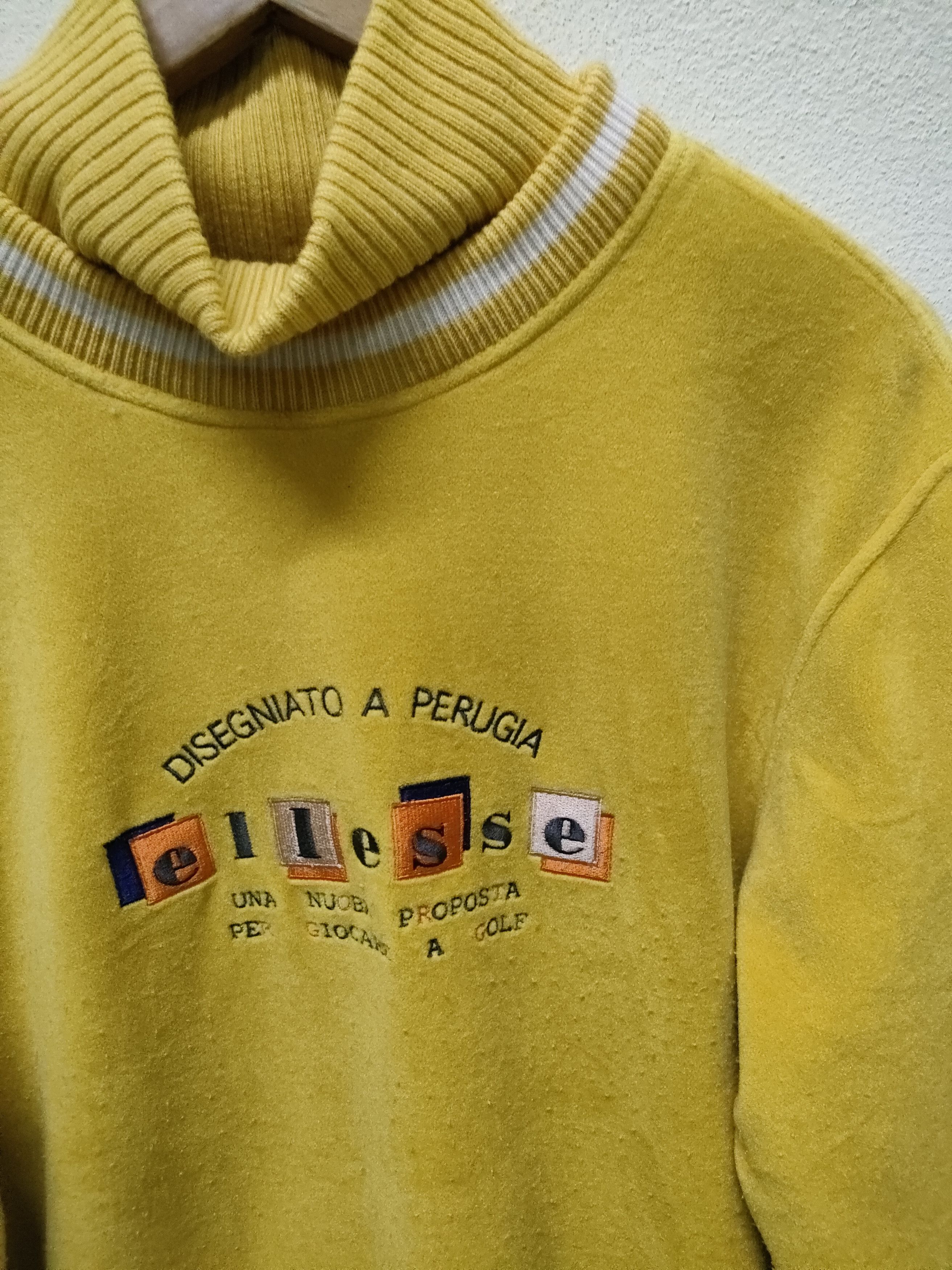 Ellesse 💥Ellese Golf Turtleneck Velvet Sweaters Size US M / EU 48-50 / 2 - 7 Thumbnail