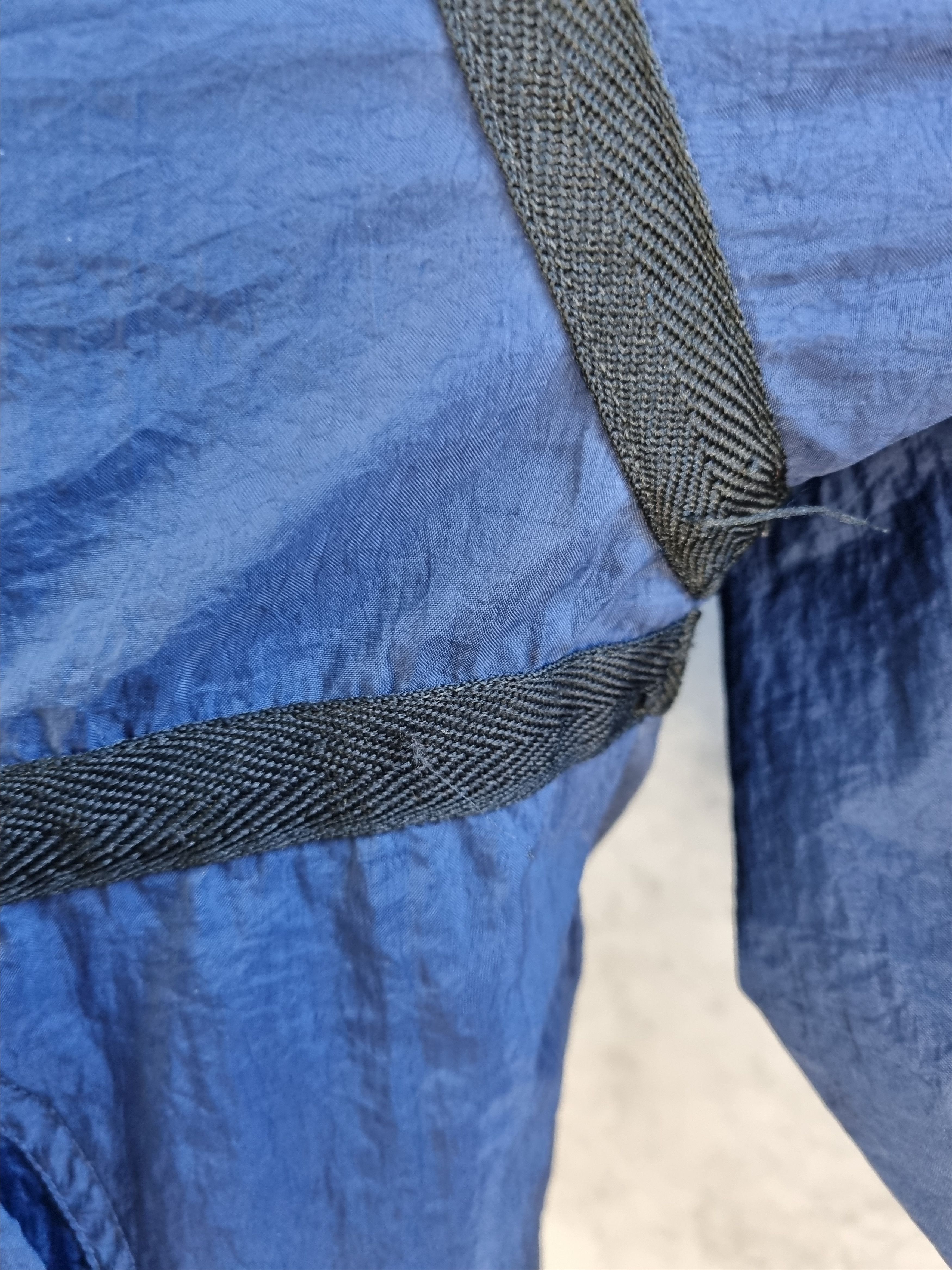 Nike × Vintage Vintage 90s Nylon Navy Nike Track Top Parachute Jacket Size US M / EU 48-50 / 2 - 10 Thumbnail