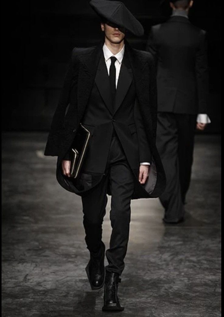 Juun.J Runway Fall 2011 Geometric Brogue Boots Collab With Kiroic Size US 11 / EU 44 - 1 Thumbnail