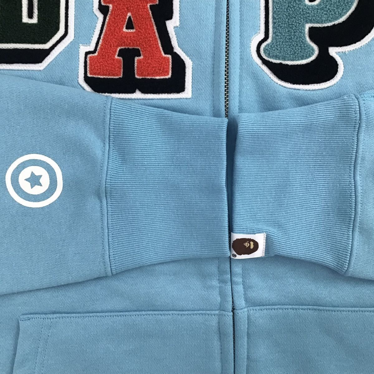 Bape BAPE logo multi fonts shark full zip hoodie a bathing ape Size US XXL / EU 58 / 5 - 7 Thumbnail