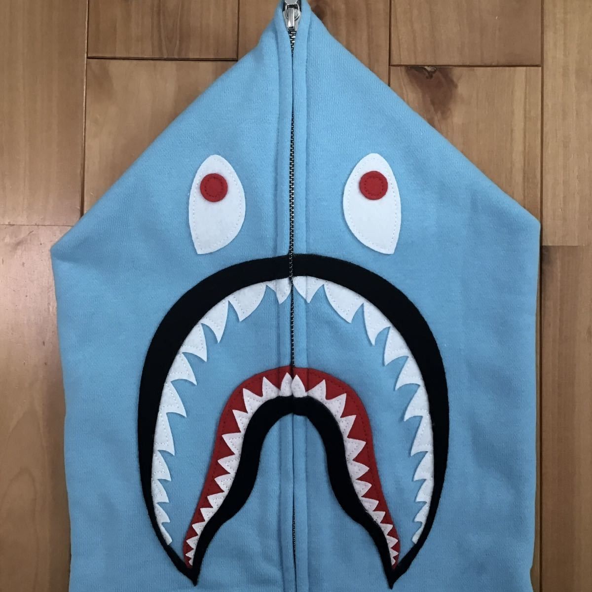 Bape BAPE logo multi fonts shark full zip hoodie a bathing ape Size US XXL / EU 58 / 5 - 3 Thumbnail