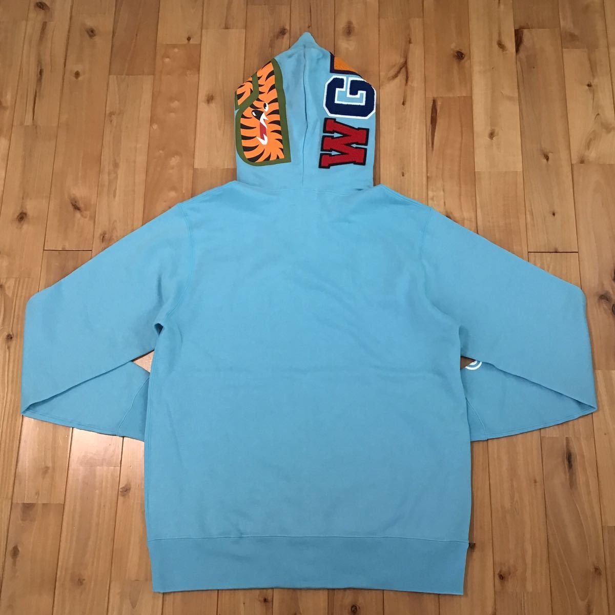 Bape BAPE logo multi fonts shark full zip hoodie a bathing ape Size US XXL / EU 58 / 5 - 6 Thumbnail