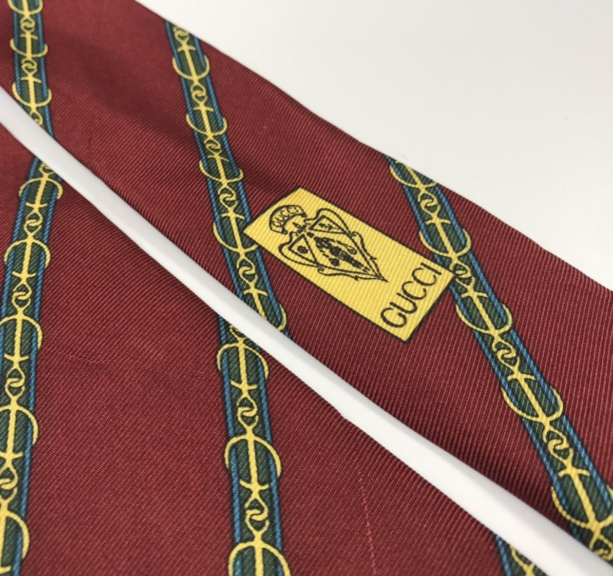 Gucci × Vintage vintage gucci neck tie Size ONE SIZE - 5 Thumbnail