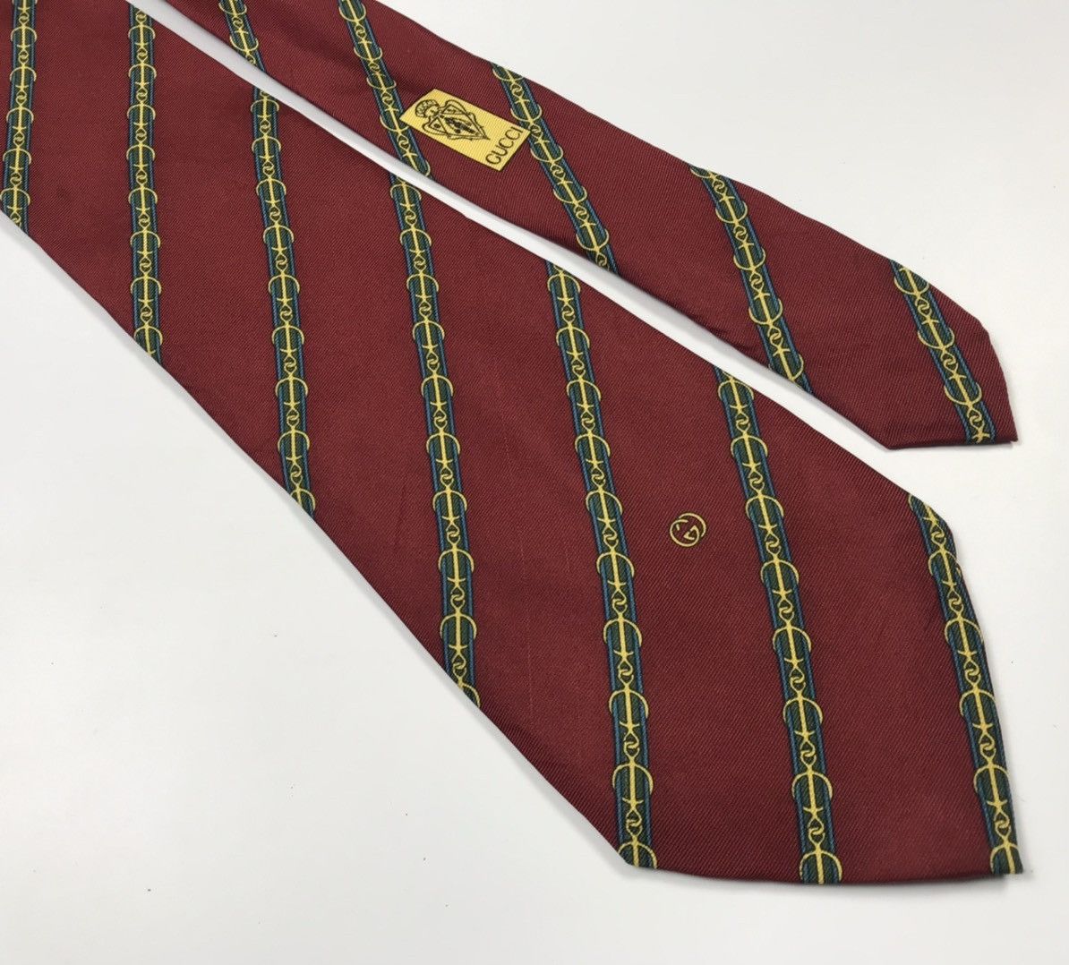 Gucci × Vintage vintage gucci neck tie Size ONE SIZE - 2 Thumbnail