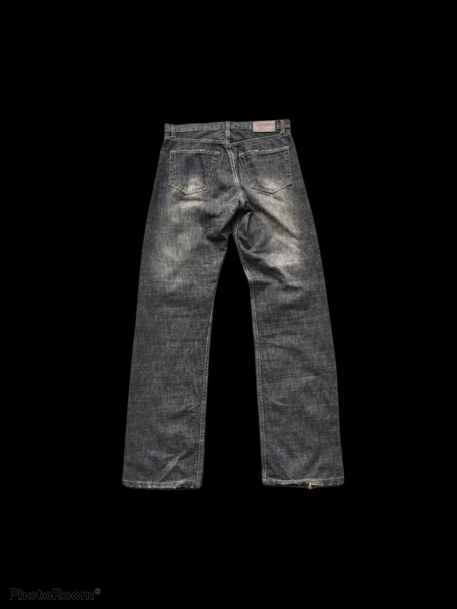 If Six Was Nine DiSTRESSED PACTHWORK NYLAUS CREW DESIGN WORK DENIM PANTS Size US 31 - 2 Thumbnail