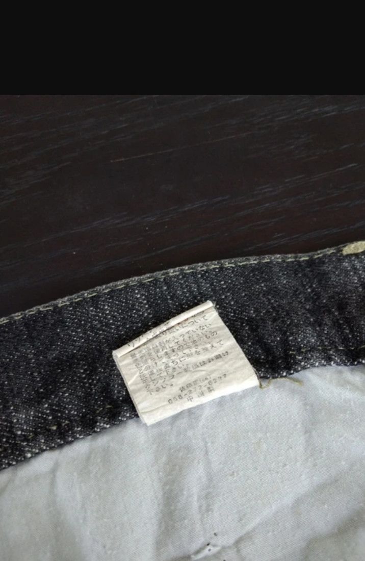 If Six Was Nine DiSTRESSED PACTHWORK NYLAUS CREW DESIGN WORK DENIM PANTS Size US 31 - 7 Thumbnail