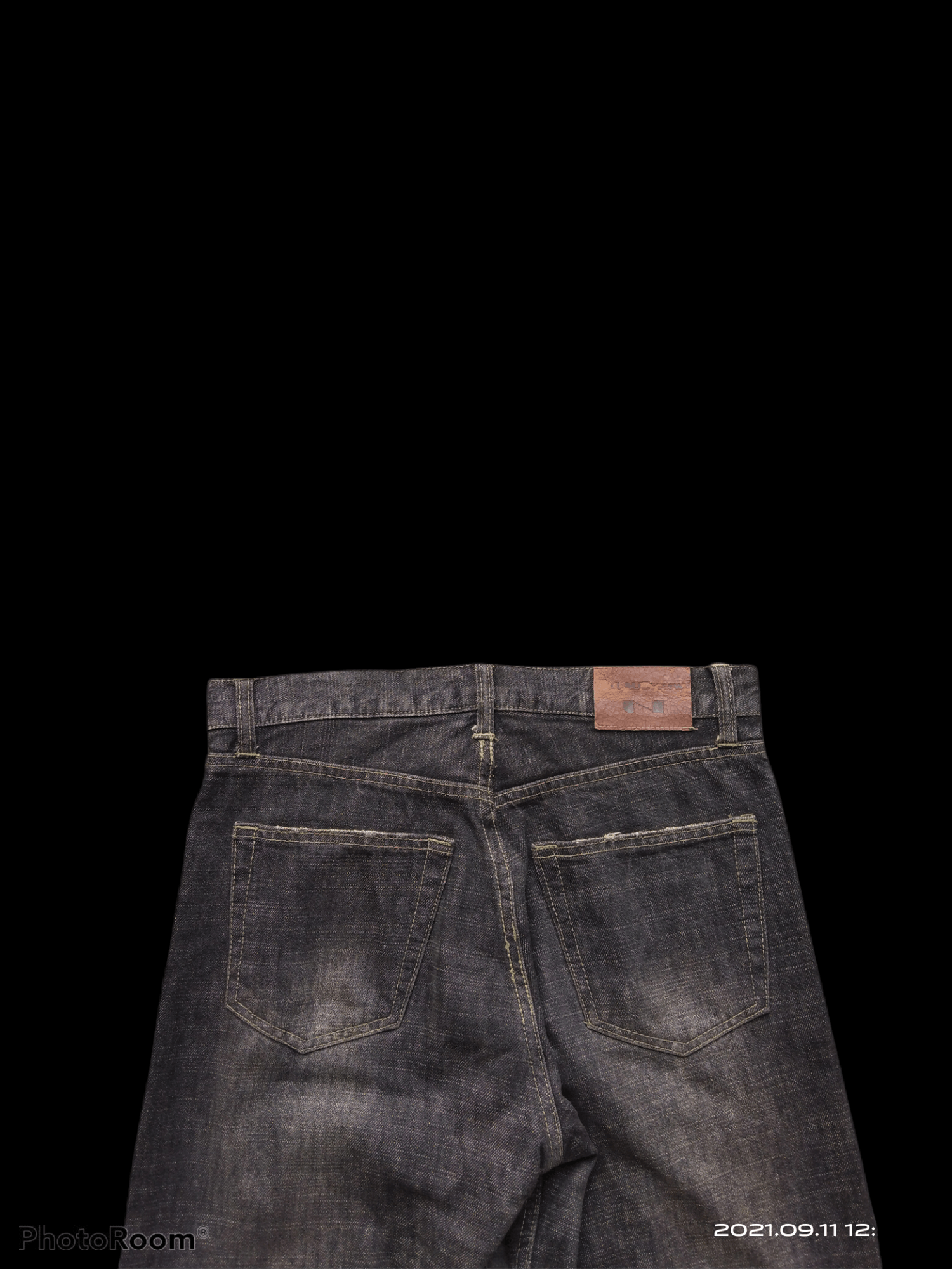 If Six Was Nine DiSTRESSED PACTHWORK NYLAUS CREW DESIGN WORK DENIM PANTS Size US 31 - 4 Thumbnail
