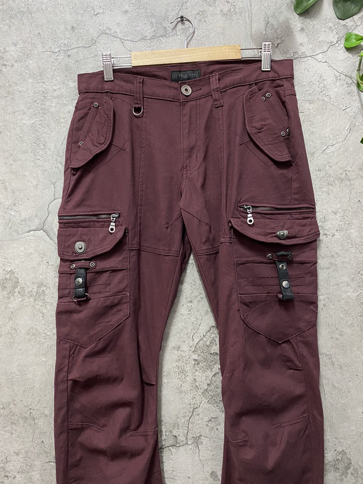 In The Attic In the Attic Japan Cargo Bondage Multi Pocket Curved Leg Size US 32 / EU 48 - 4 Thumbnail