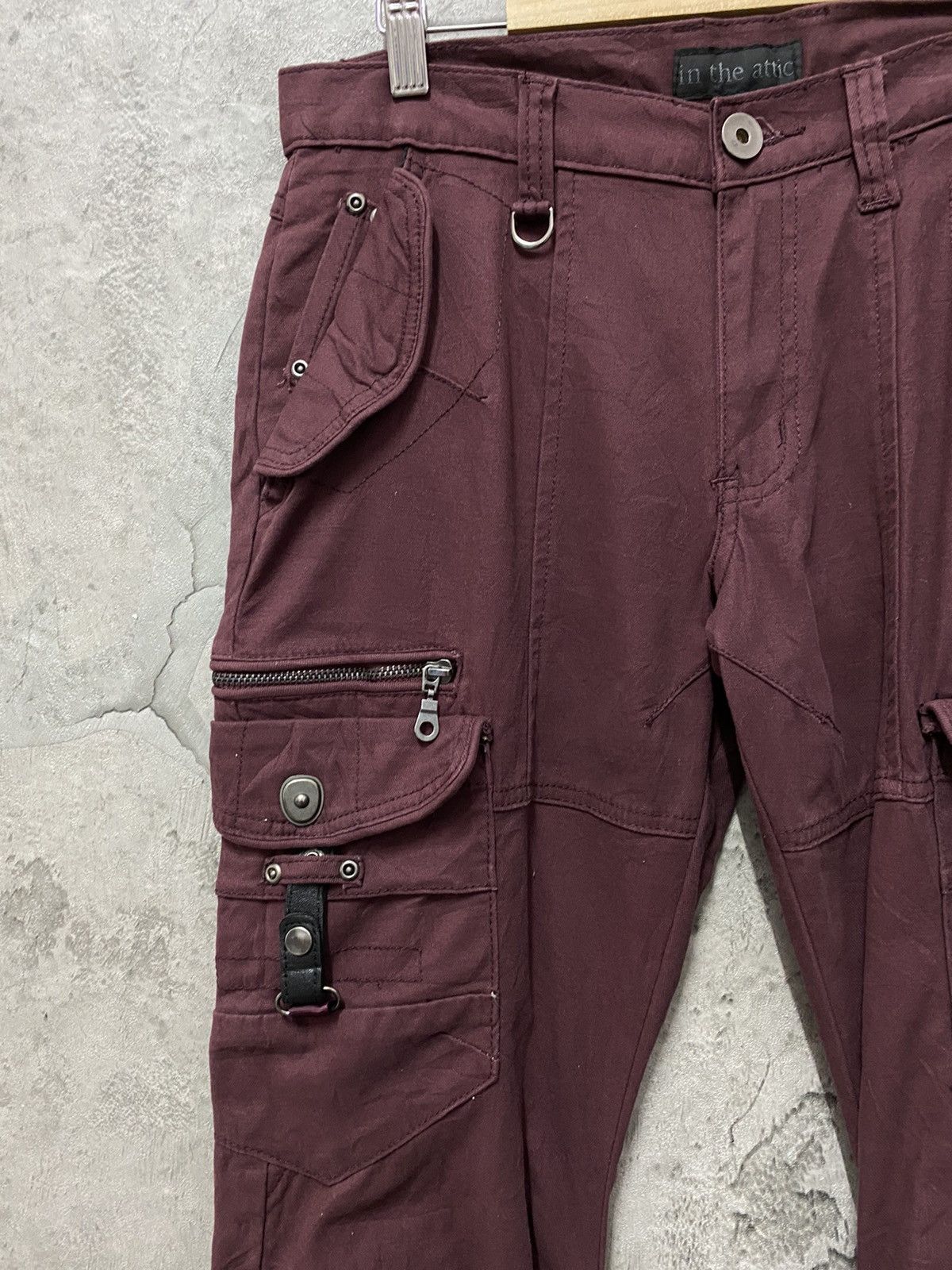 In The Attic In the Attic Japan Cargo Bondage Multi Pocket Curved Leg Size US 32 / EU 48 - 6 Thumbnail