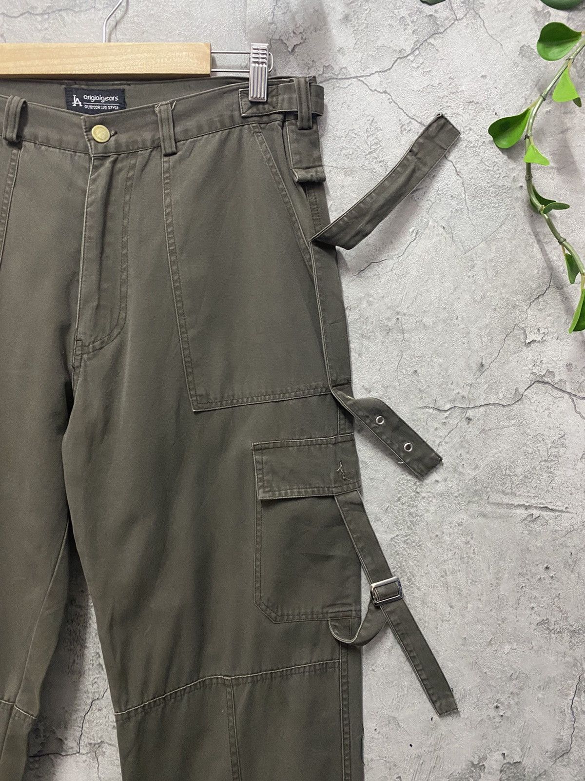 Le Grande Bleu (L.G.B.) Origialgears Japan Parachute Multi Pocket Baggy Cargo Pants Size US 32 / EU 48 - 8 Thumbnail