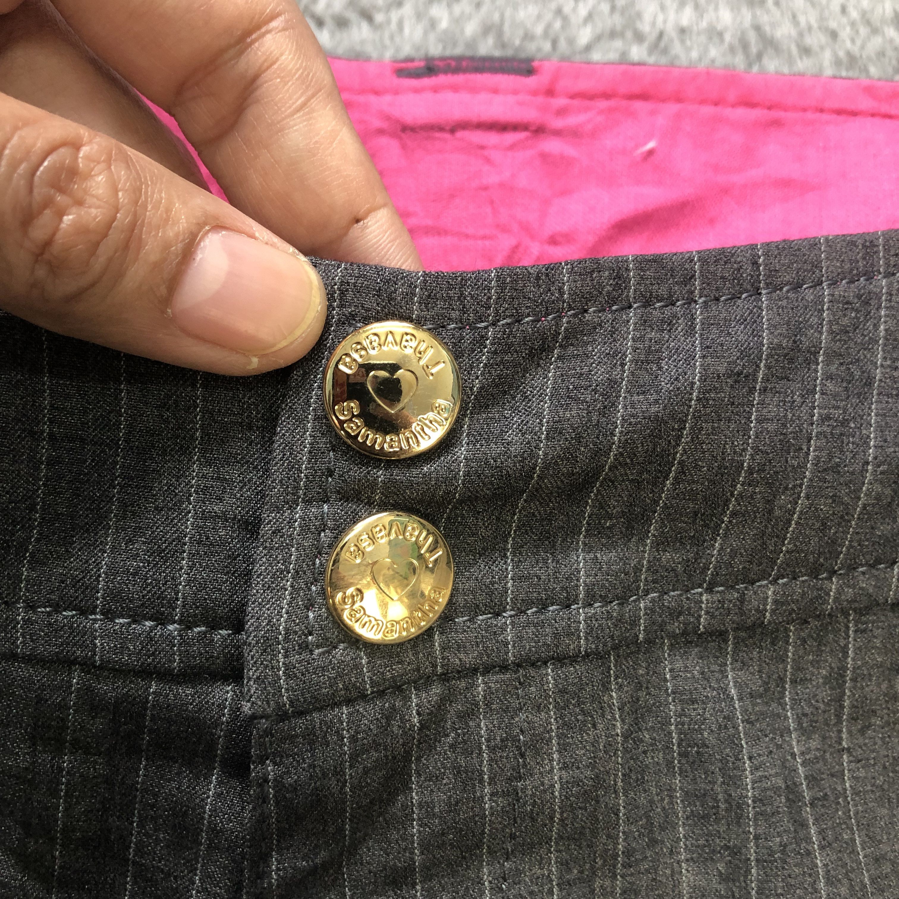 Japanese Brand NO7 SAMANTHA THAVASA STRIPES CAPRI PANT #6633-77 Size 30" / US 8 / IT 44 - 4 Thumbnail