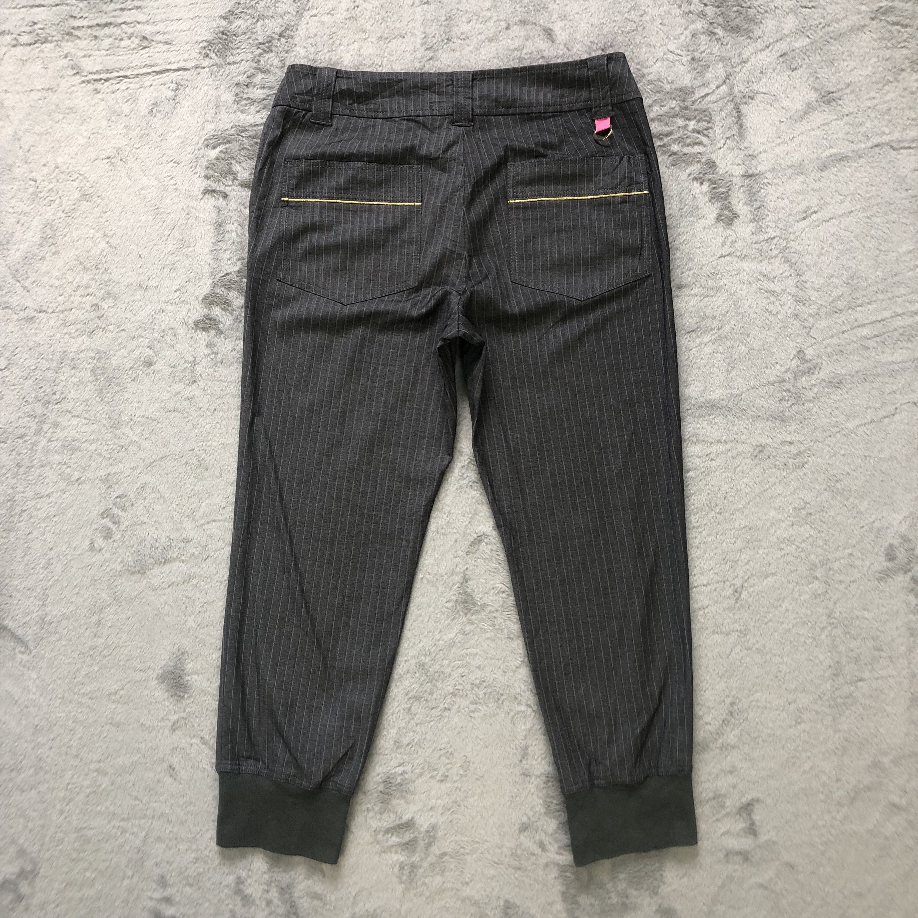 Japanese Brand NO7 SAMANTHA THAVASA STRIPES CAPRI PANT #6633-77 Size 30" / US 8 / IT 44 - 8 Thumbnail