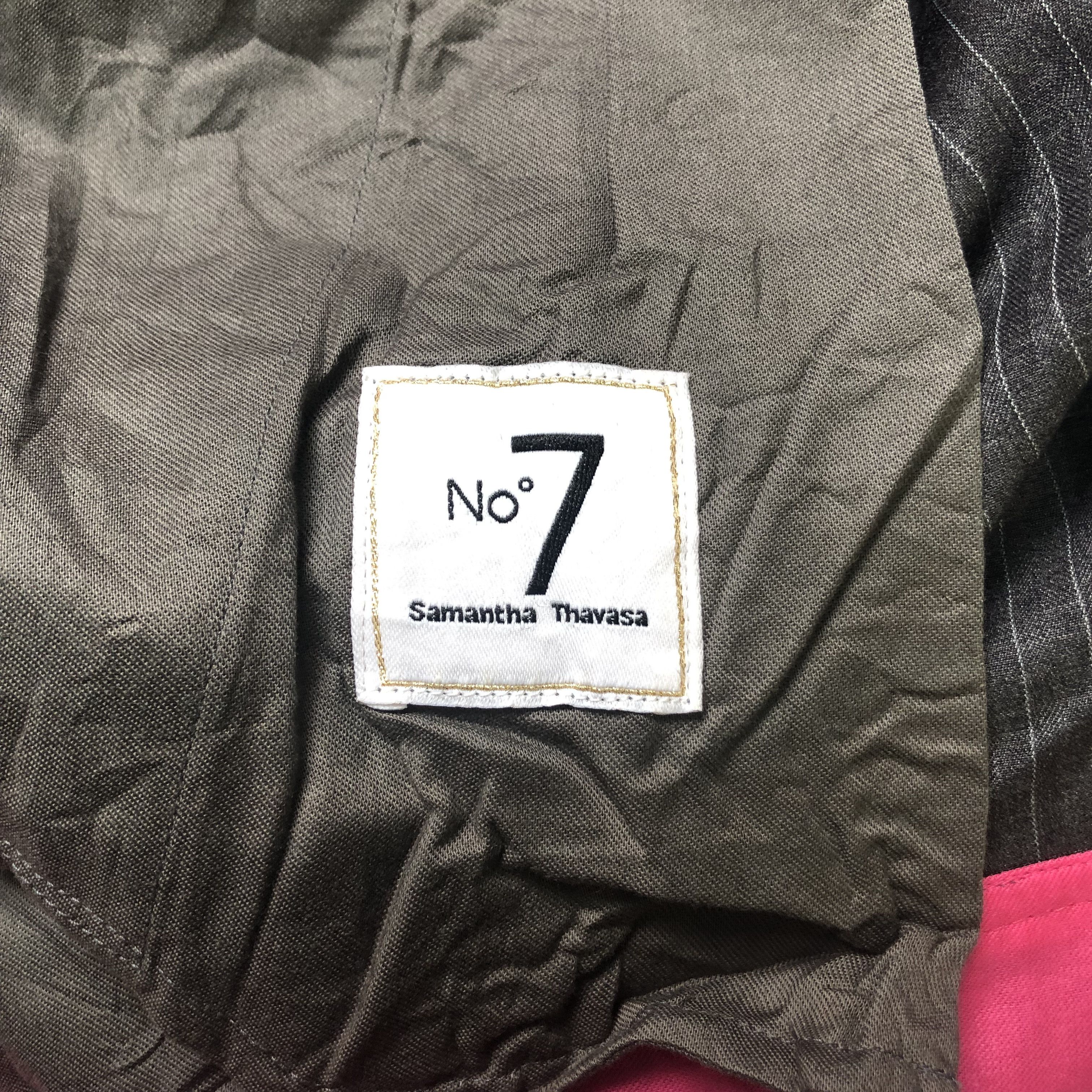 Japanese Brand NO7 SAMANTHA THAVASA STRIPES CAPRI PANT #6633-77 Size 30" / US 8 / IT 44 - 7 Thumbnail