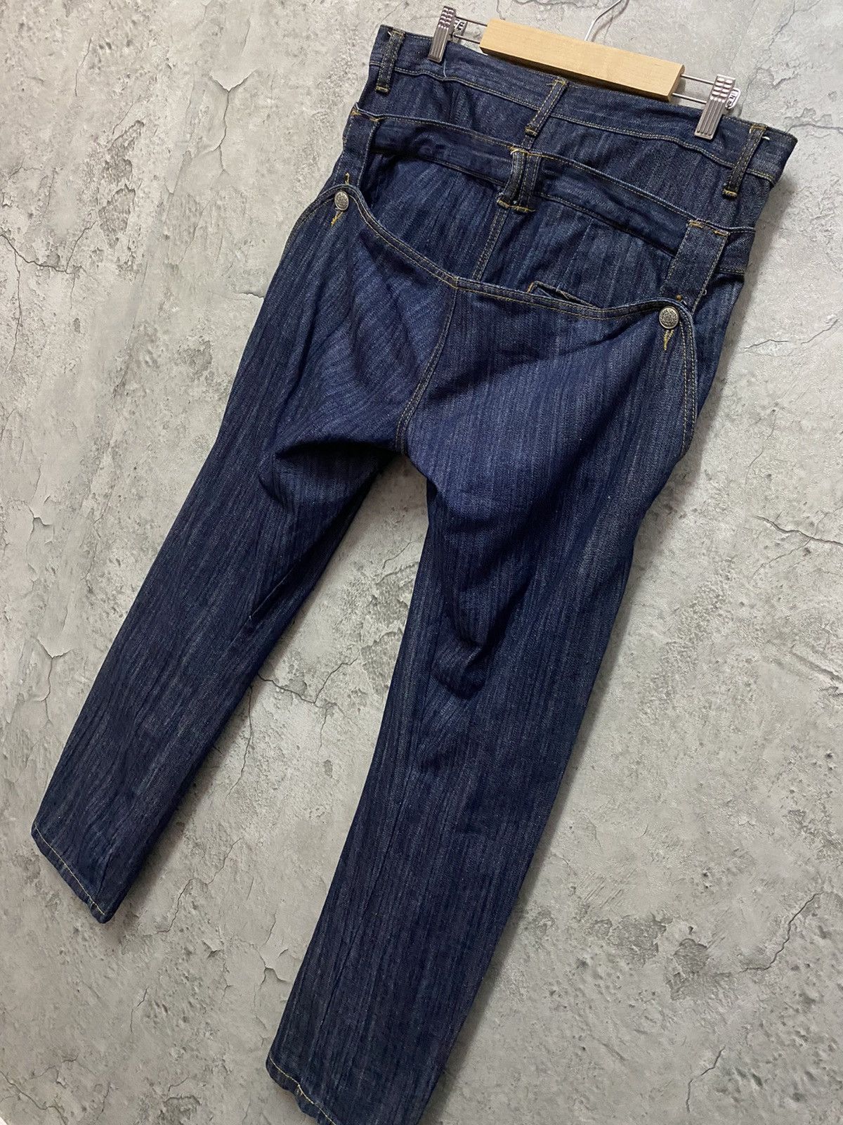 Japanese Brand Japan Brand Decom Cargo Triple Waist Reconstructed Denim Size US 34 / EU 50 - 5 Thumbnail