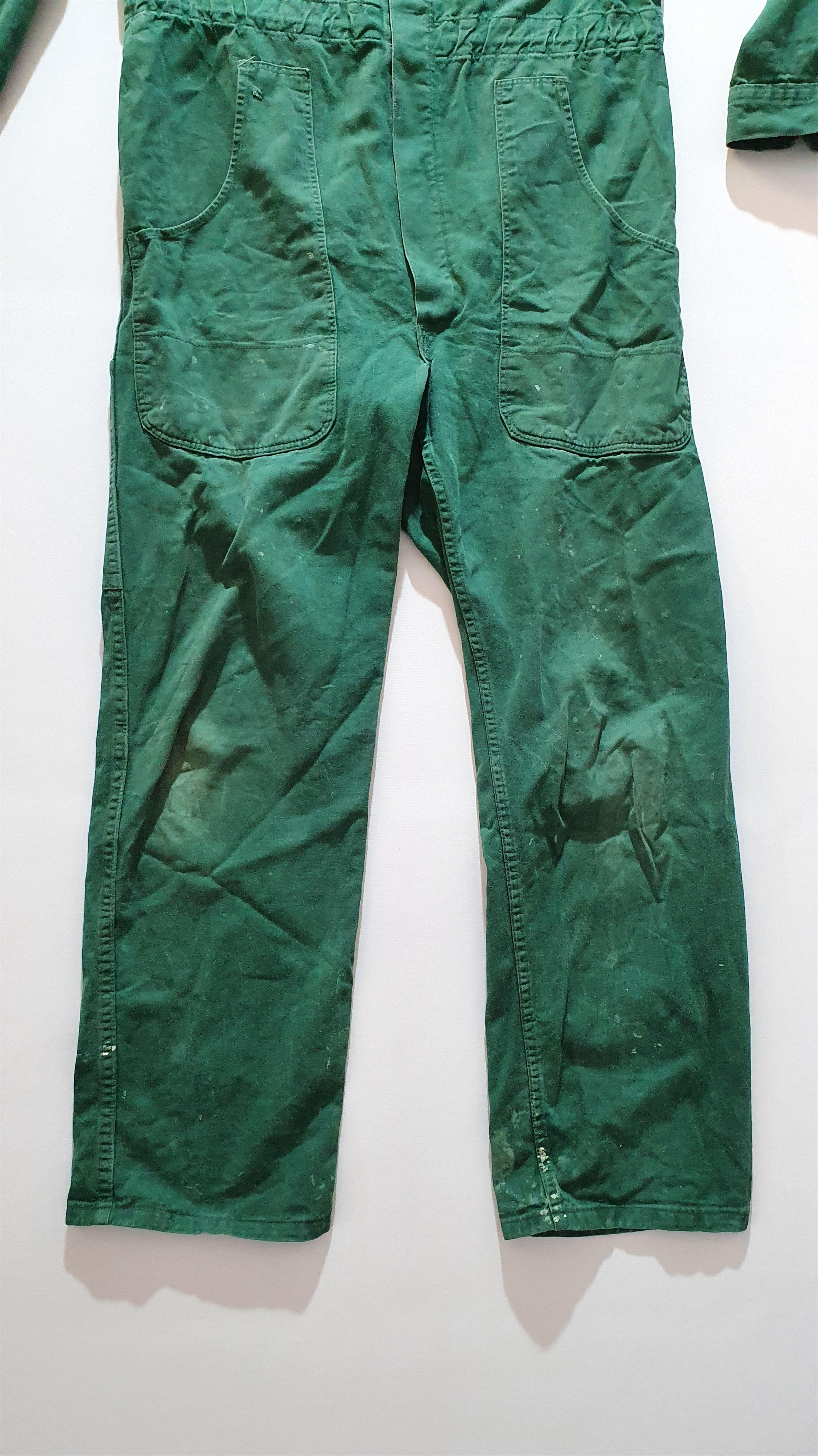 John Deere × Vetra 80s Very Rare Faded John Deere Jumpsuit Overalls Size US 32 / EU 48 - 10 Thumbnail
