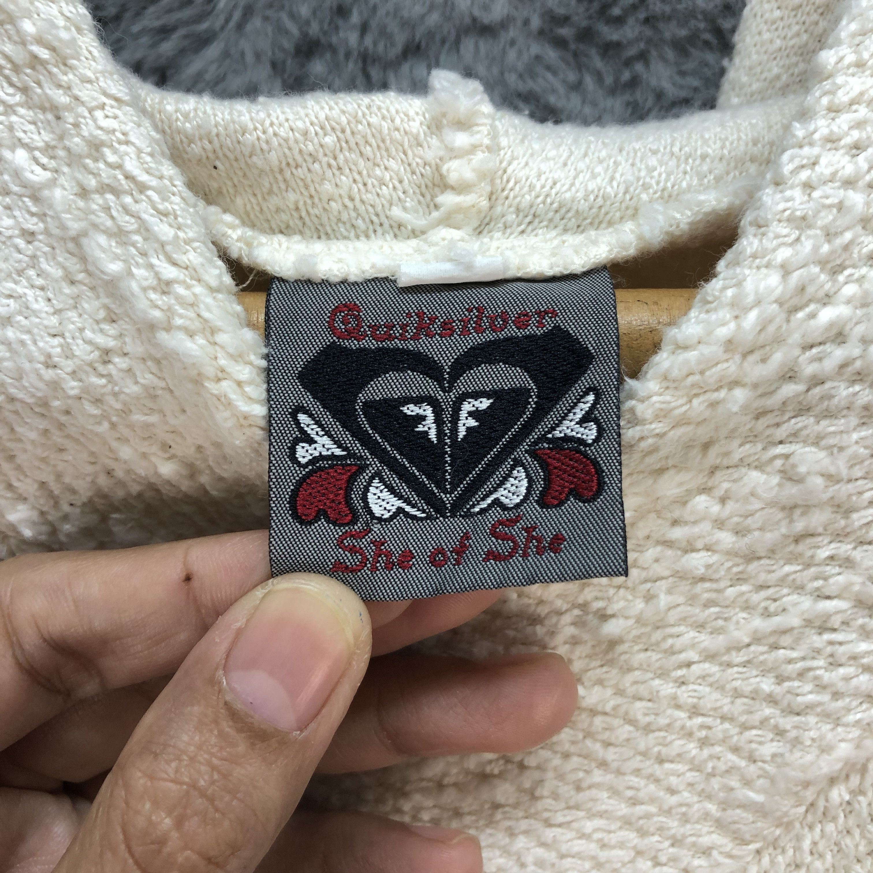 Quiksilver QUIKSILVER SHE OF SHE LOVE LOGO HOODIES #6645-78 Size S / US 4 / IT 40 - 8 Thumbnail