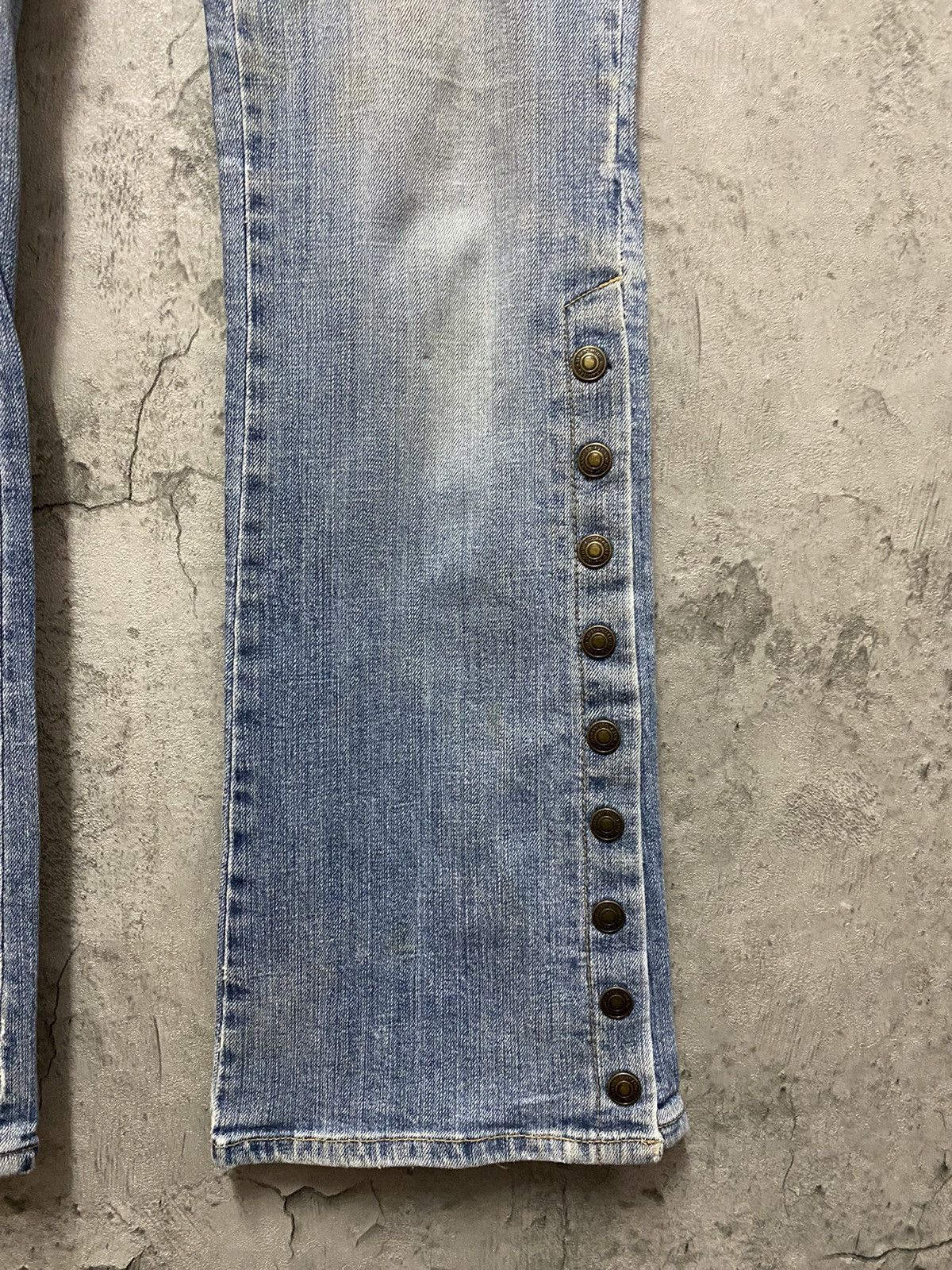 Japanese Brand Vintage Oririn Jeans Bush Pocket Button Up Ankle Flared Size US 28 / EU 44 - 10 Thumbnail
