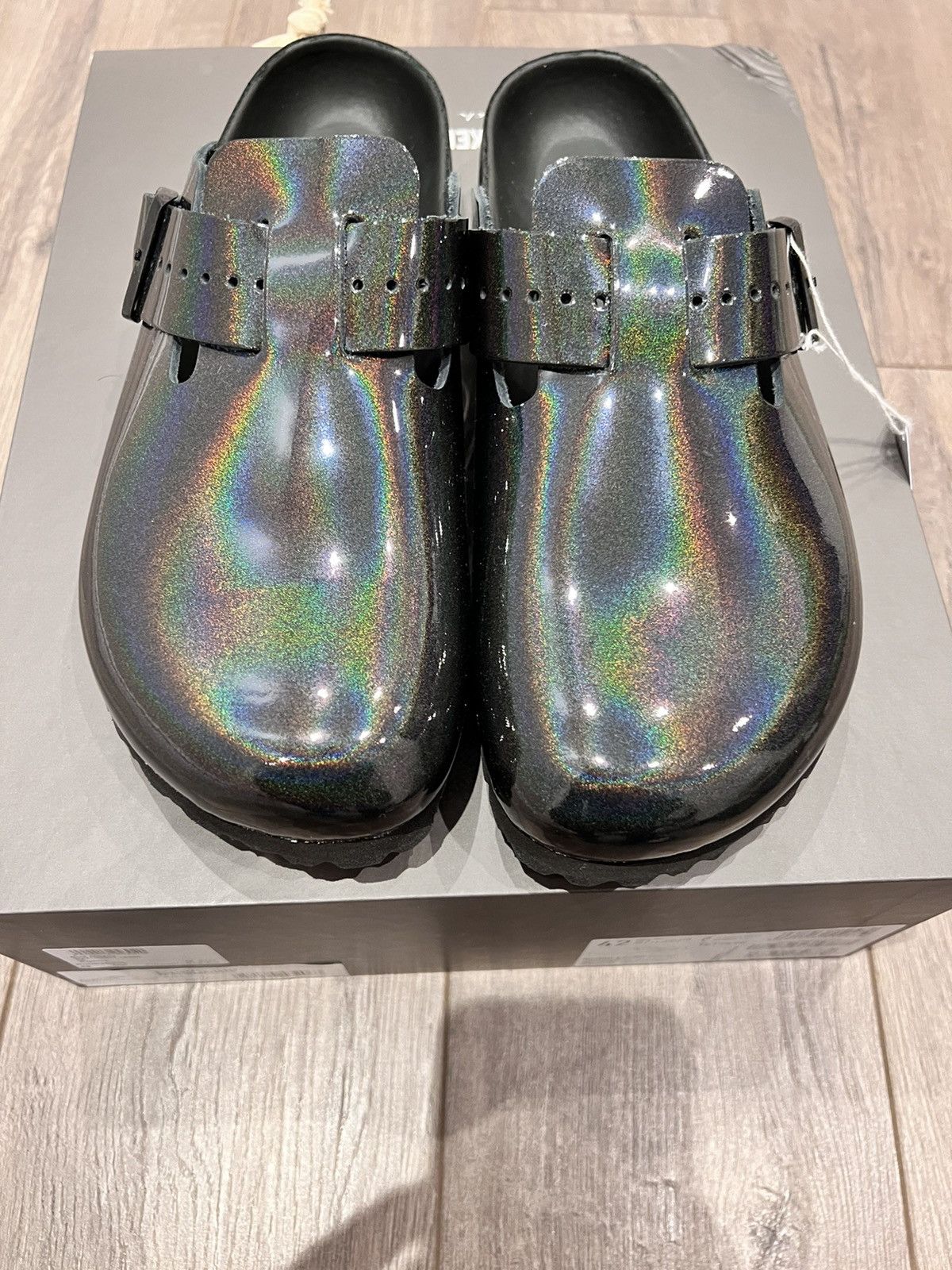 Birkenstock × Rick Owens Rick Owens x BIRKENSTOCK Boston Mix mules Size US 9 / EU 42 - 1 Thumbnail