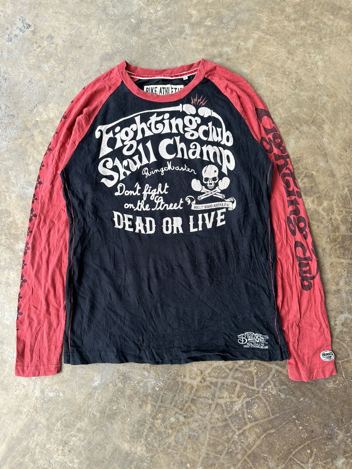 Japanese Brand Bike pioneer skulls Longsleeve Shirts (fit for s-m) Size US L / EU 52-54 / 3 - 3 Thumbnail